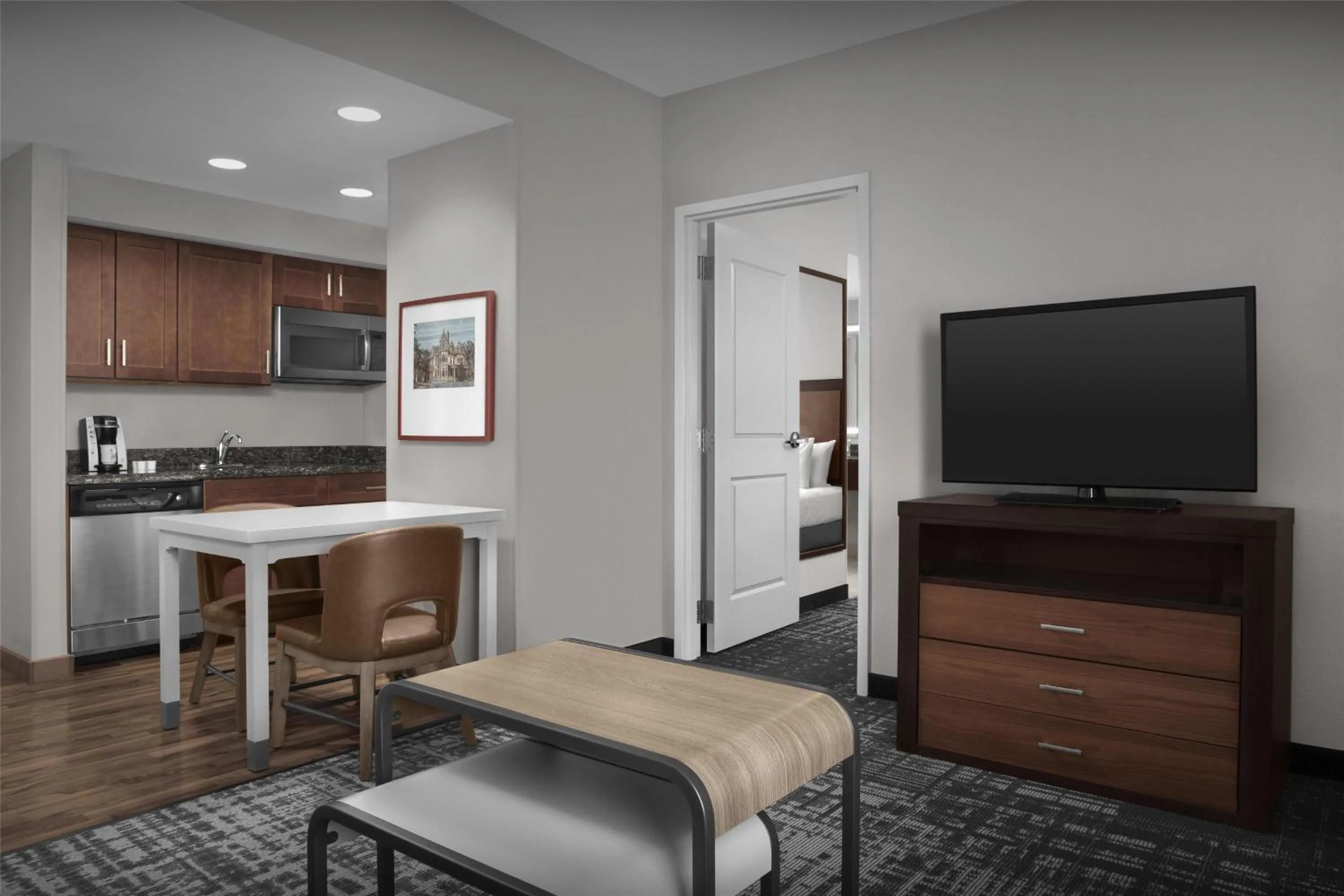 Kitchen or kitchenette in Homewood Suites by Hilton Oklahoma City-Bricktown
