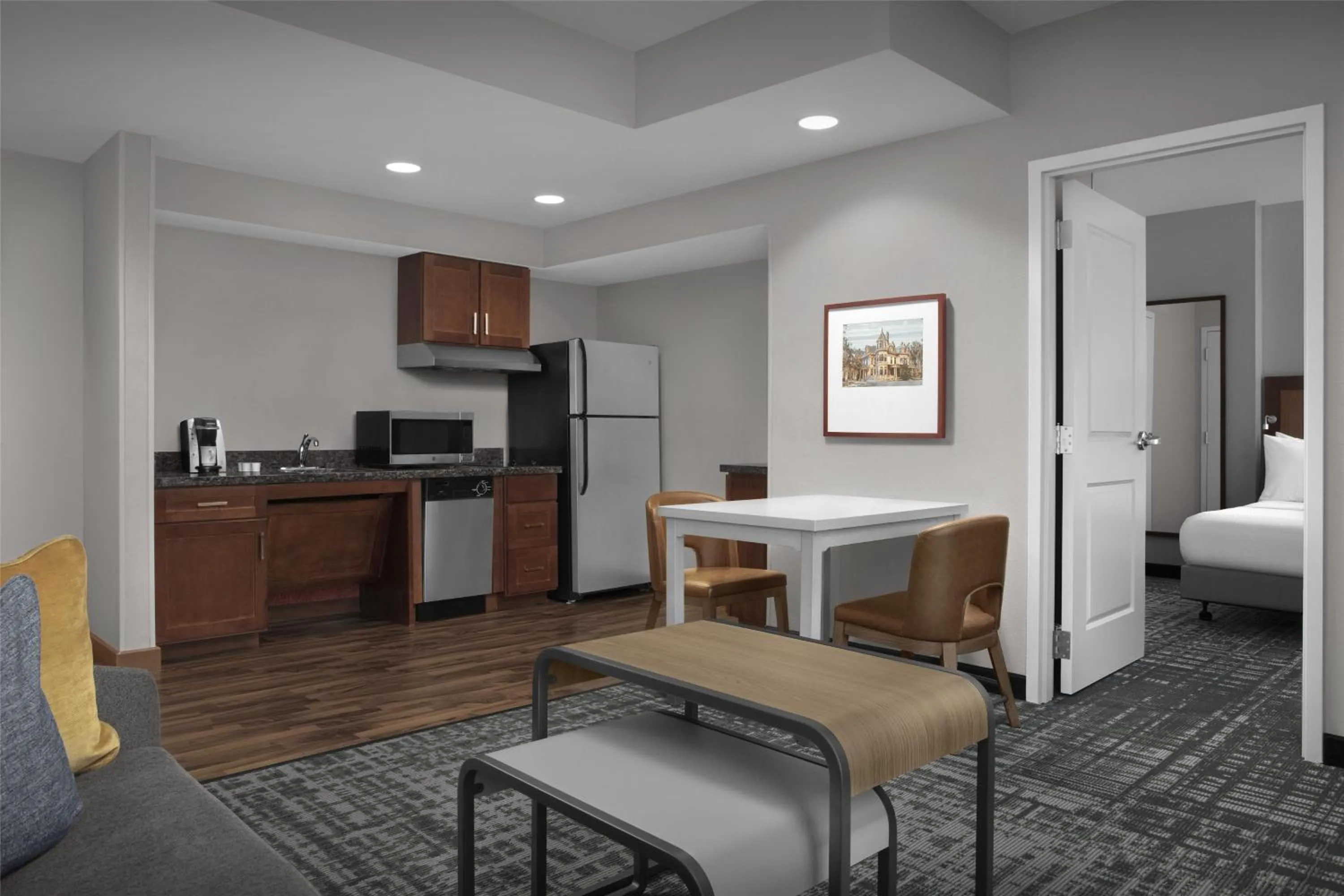 Kitchen or kitchenette in Homewood Suites by Hilton Oklahoma City-Bricktown
