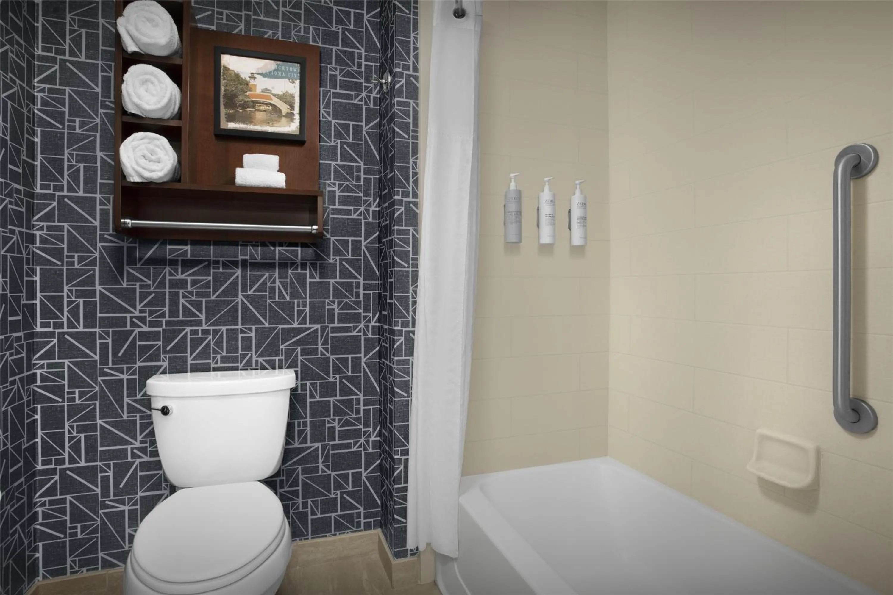 Bathroom in Homewood Suites by Hilton Oklahoma City-Bricktown