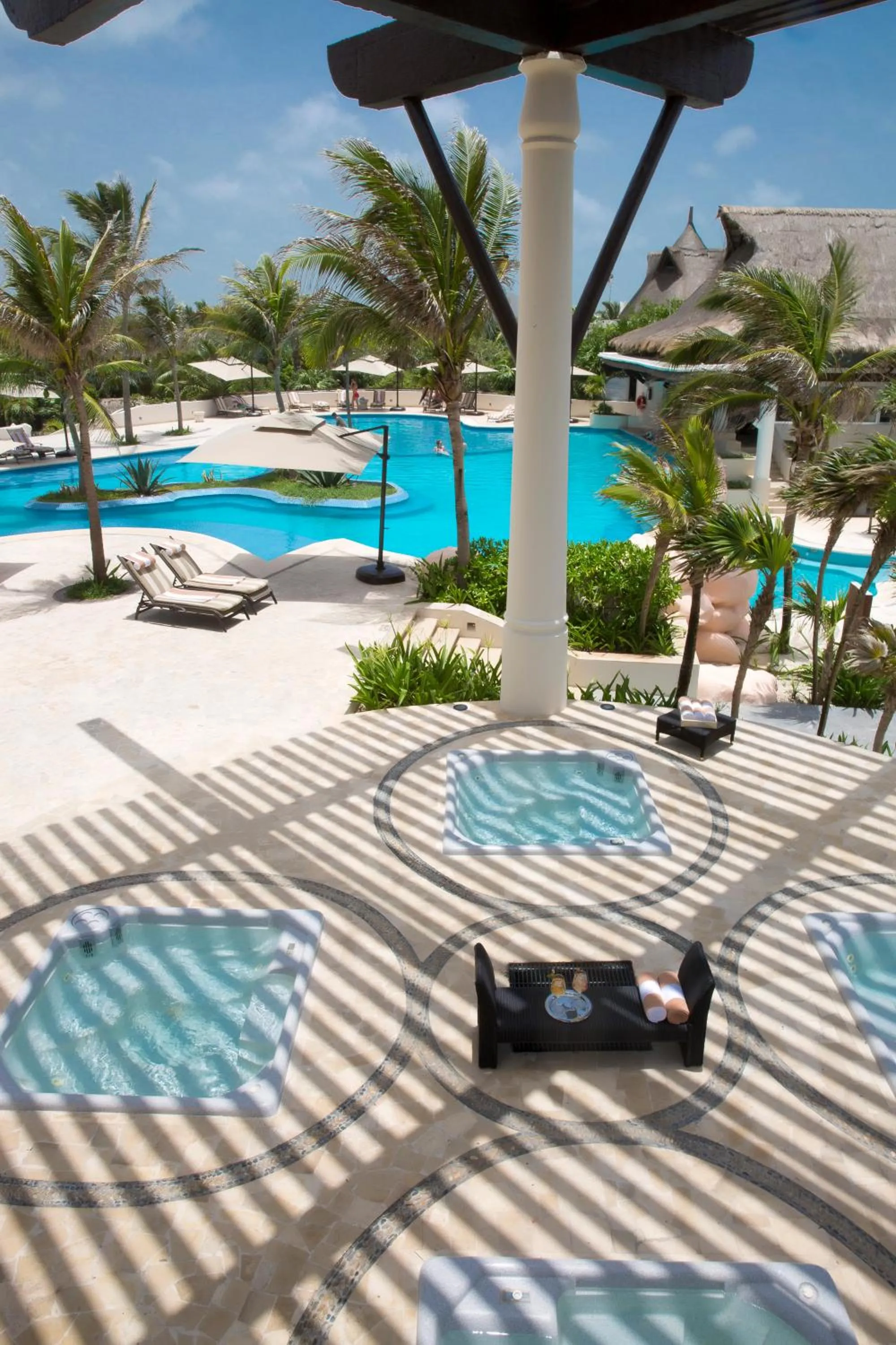 Patio, Swimming Pool in Kore Tulum Retreat Wellness Resort - Adults Only