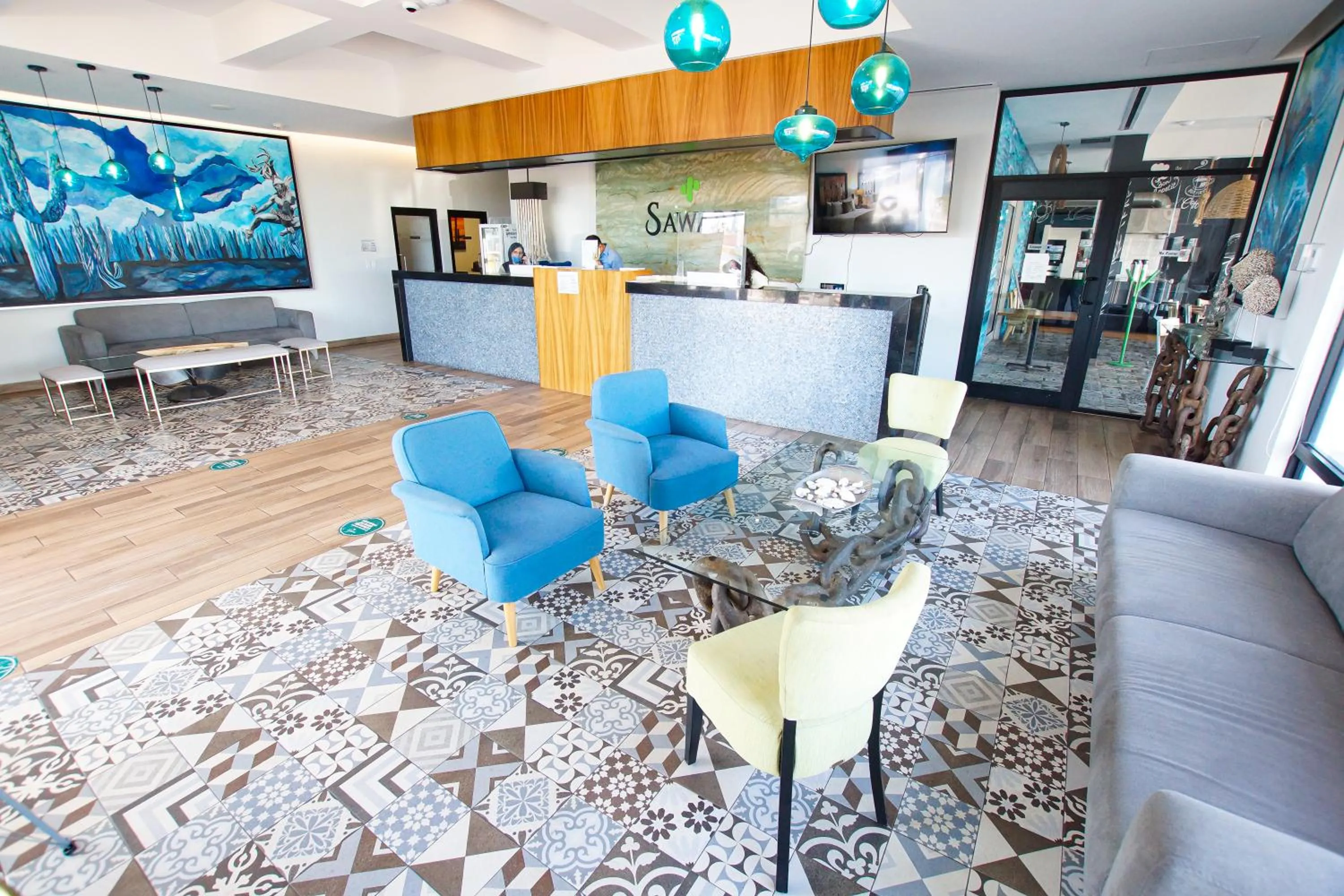 Lobby or reception in Sawari Hotel