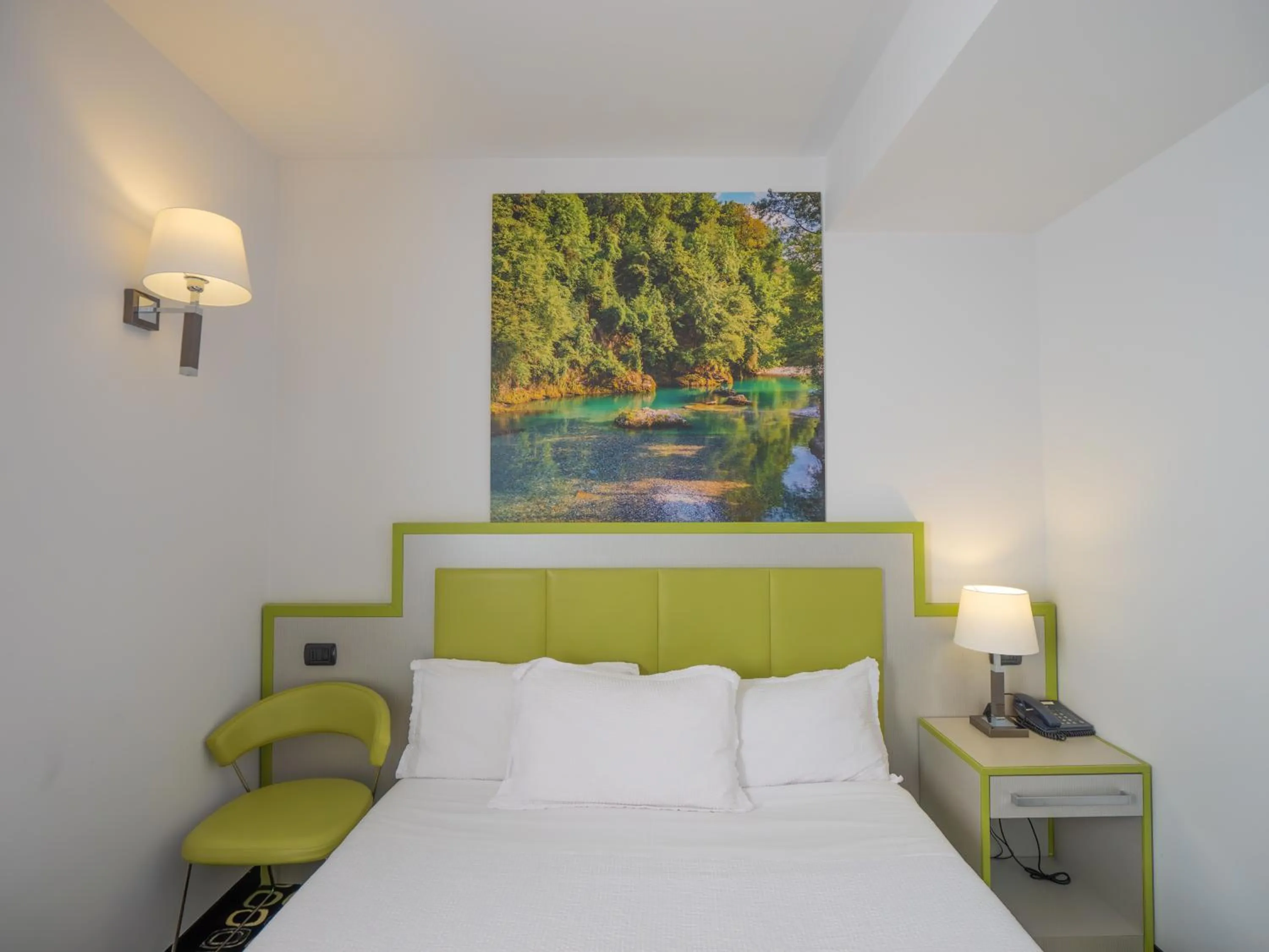 Bed in San Valentino Hotel