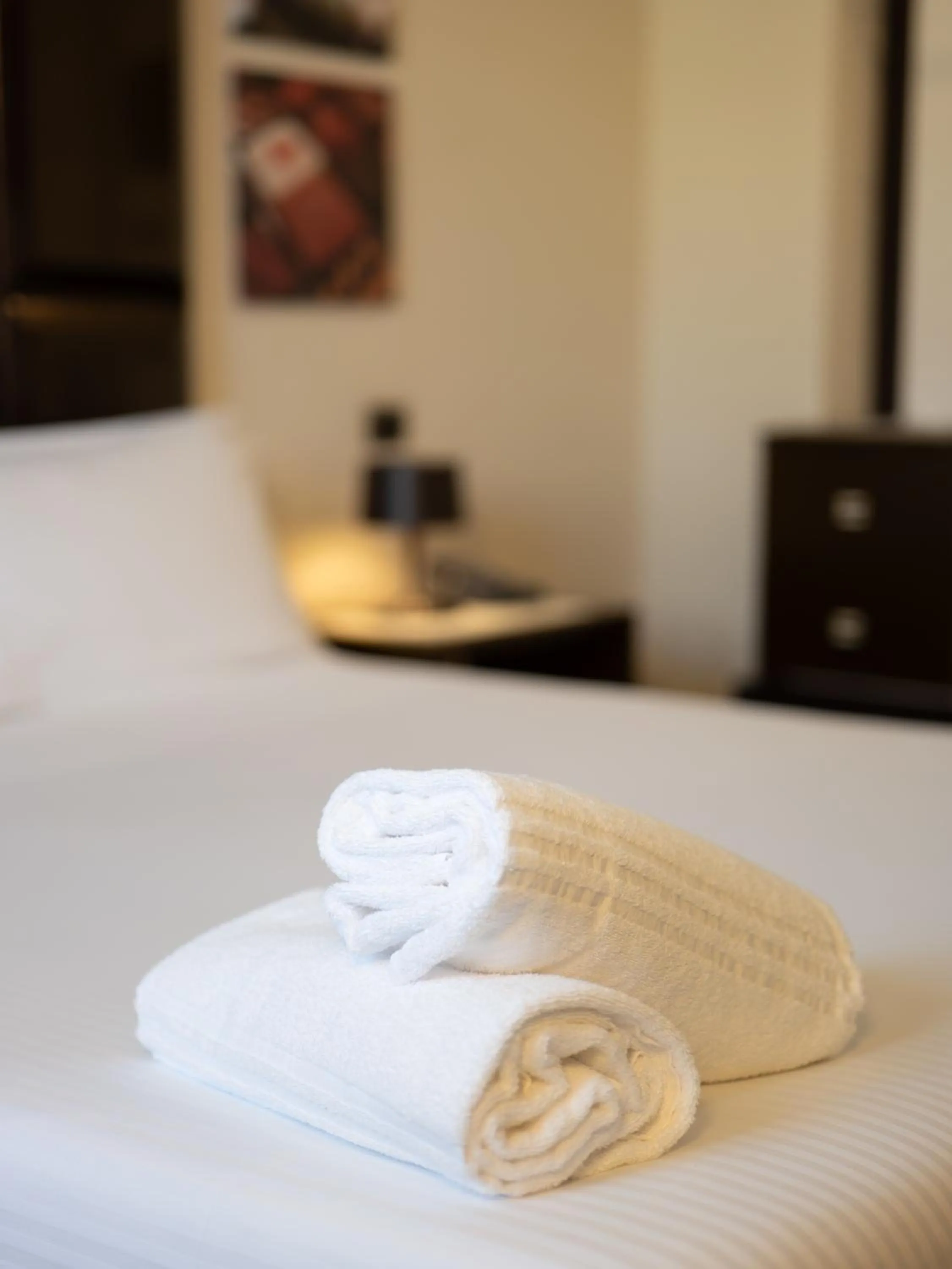 Bed in San Valentino Hotel