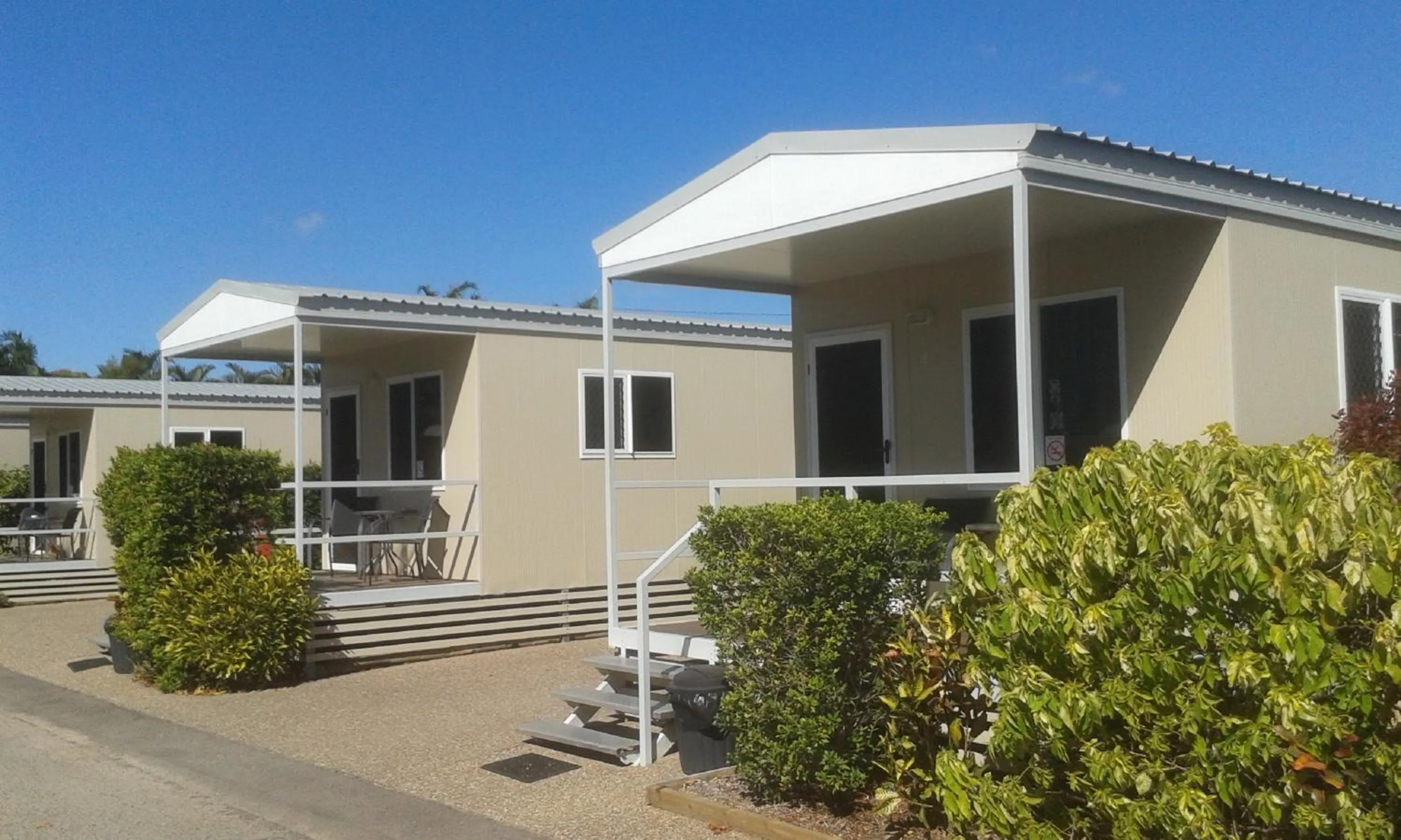 Garden view in Coral Coast Tourist Park