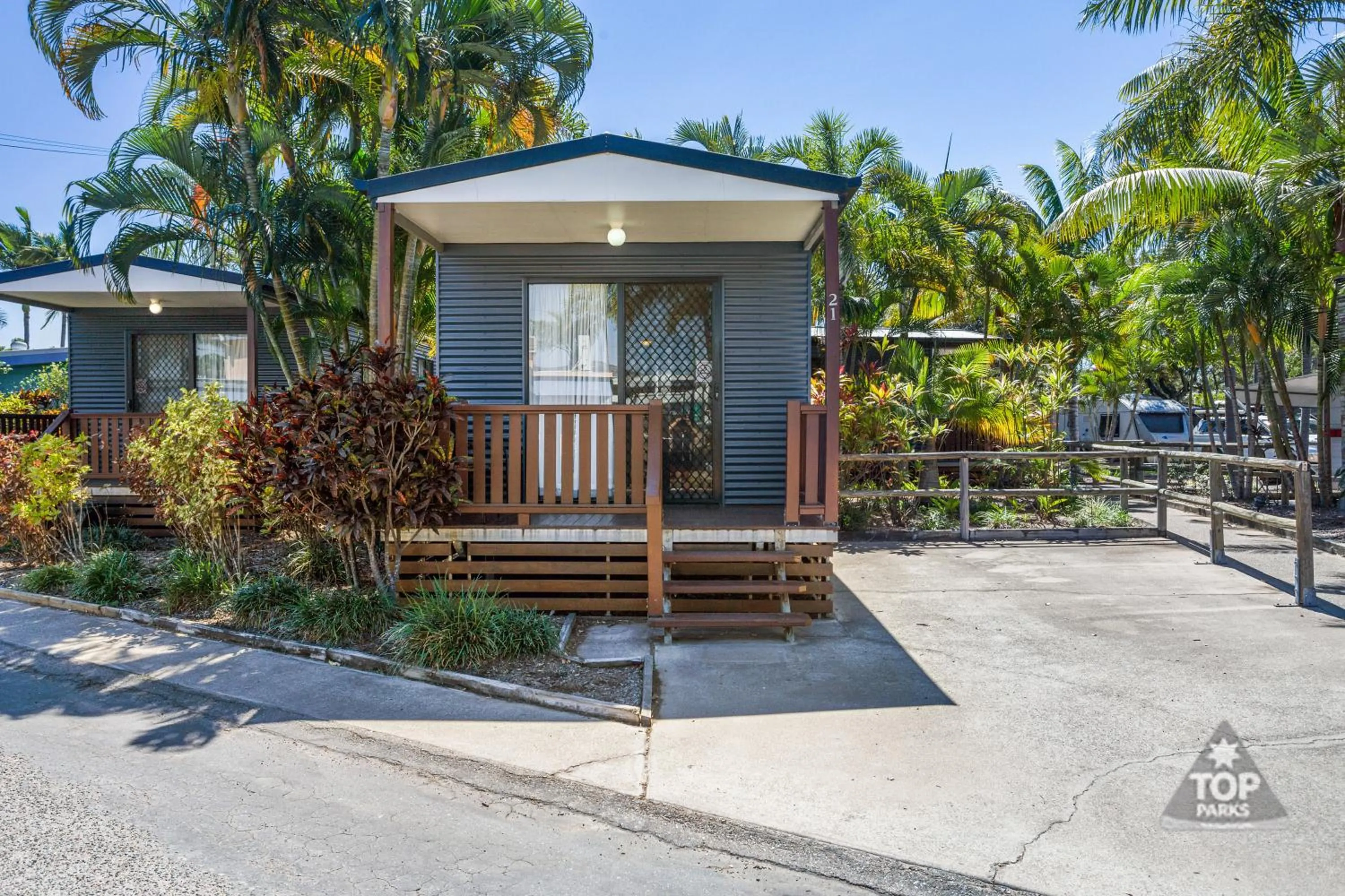 Balcony/Terrace in Coral Coast Tourist Park