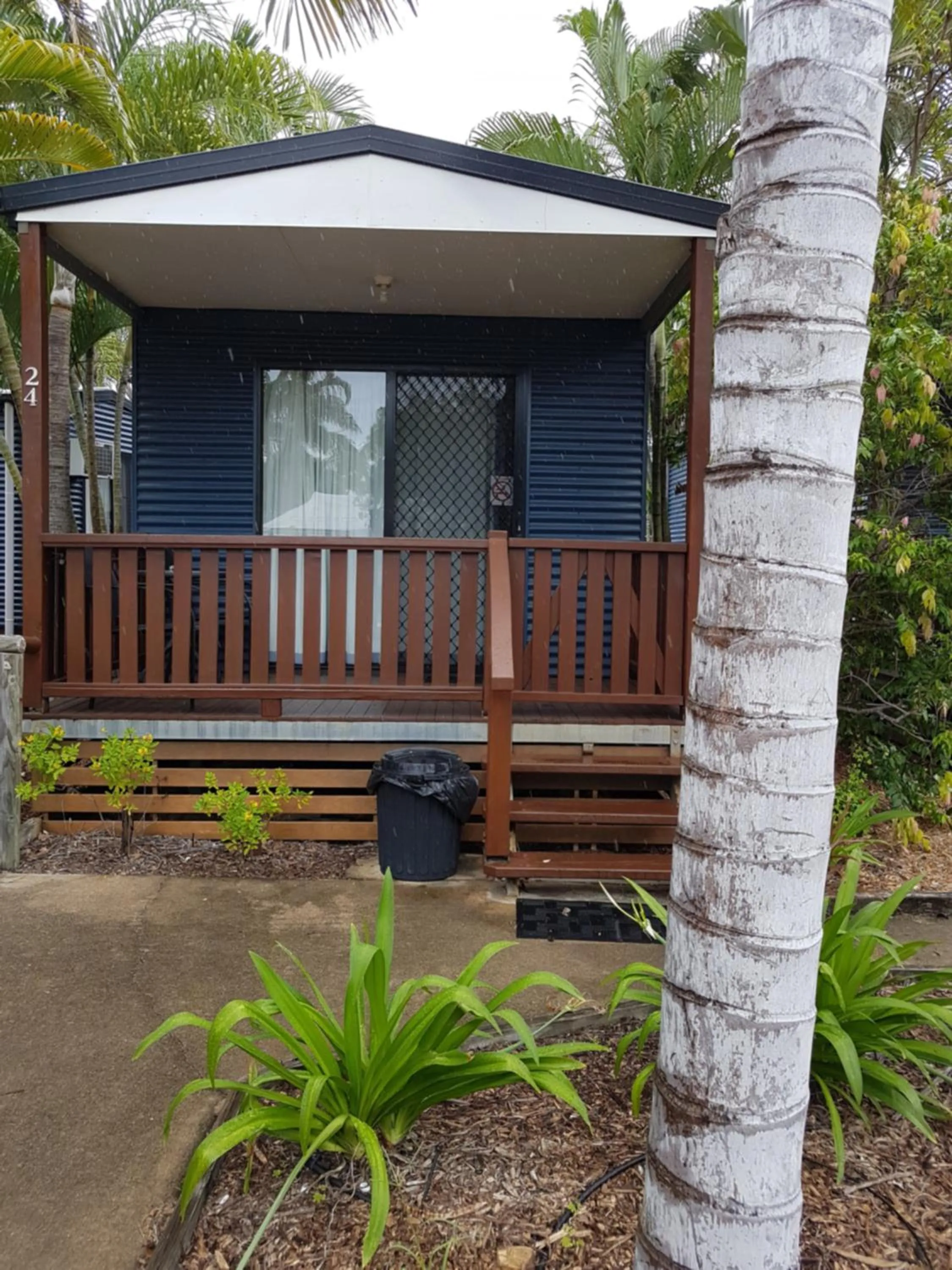 Balcony/Terrace in Coral Coast Tourist Park