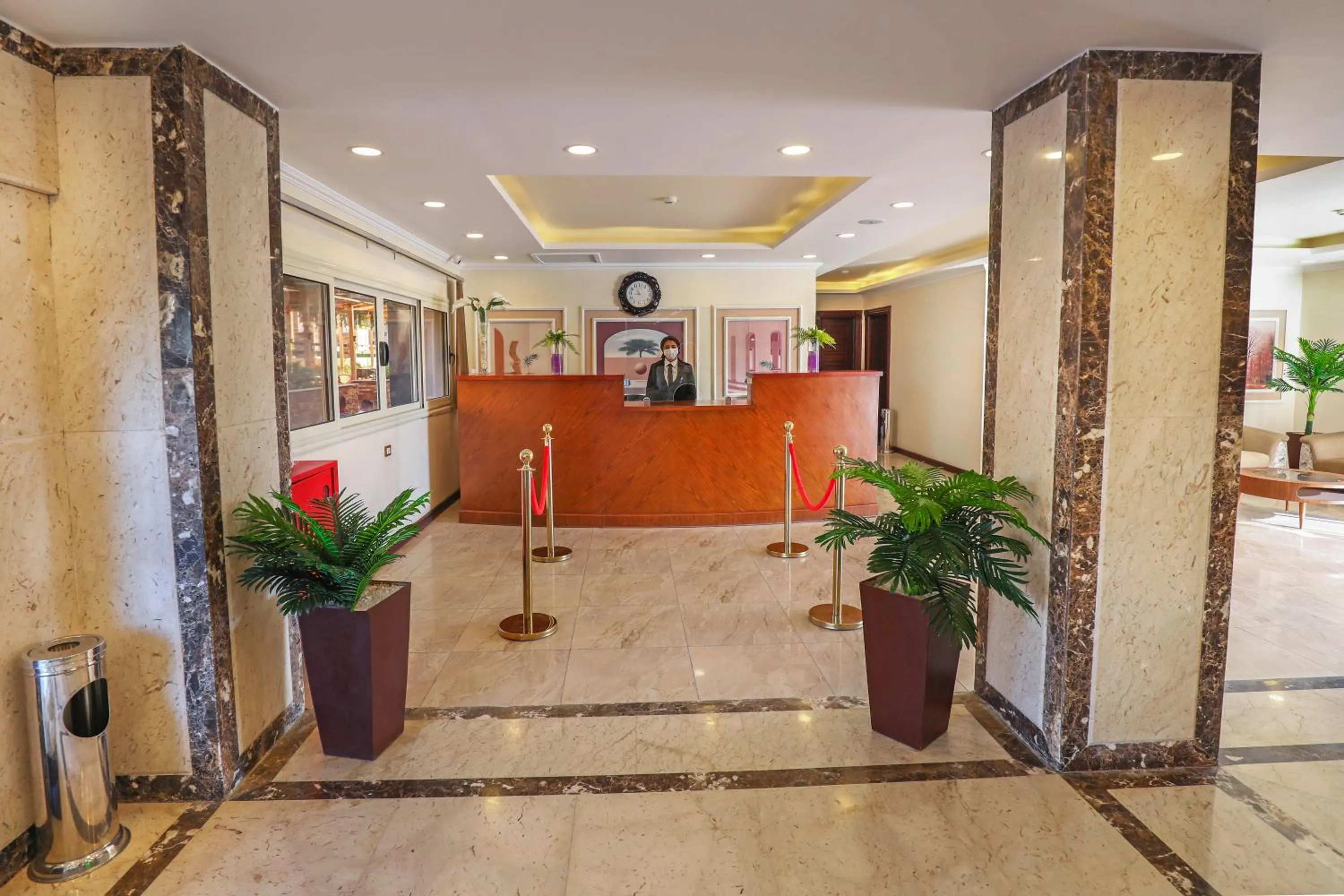 Lobby or reception in The Palm Hotel