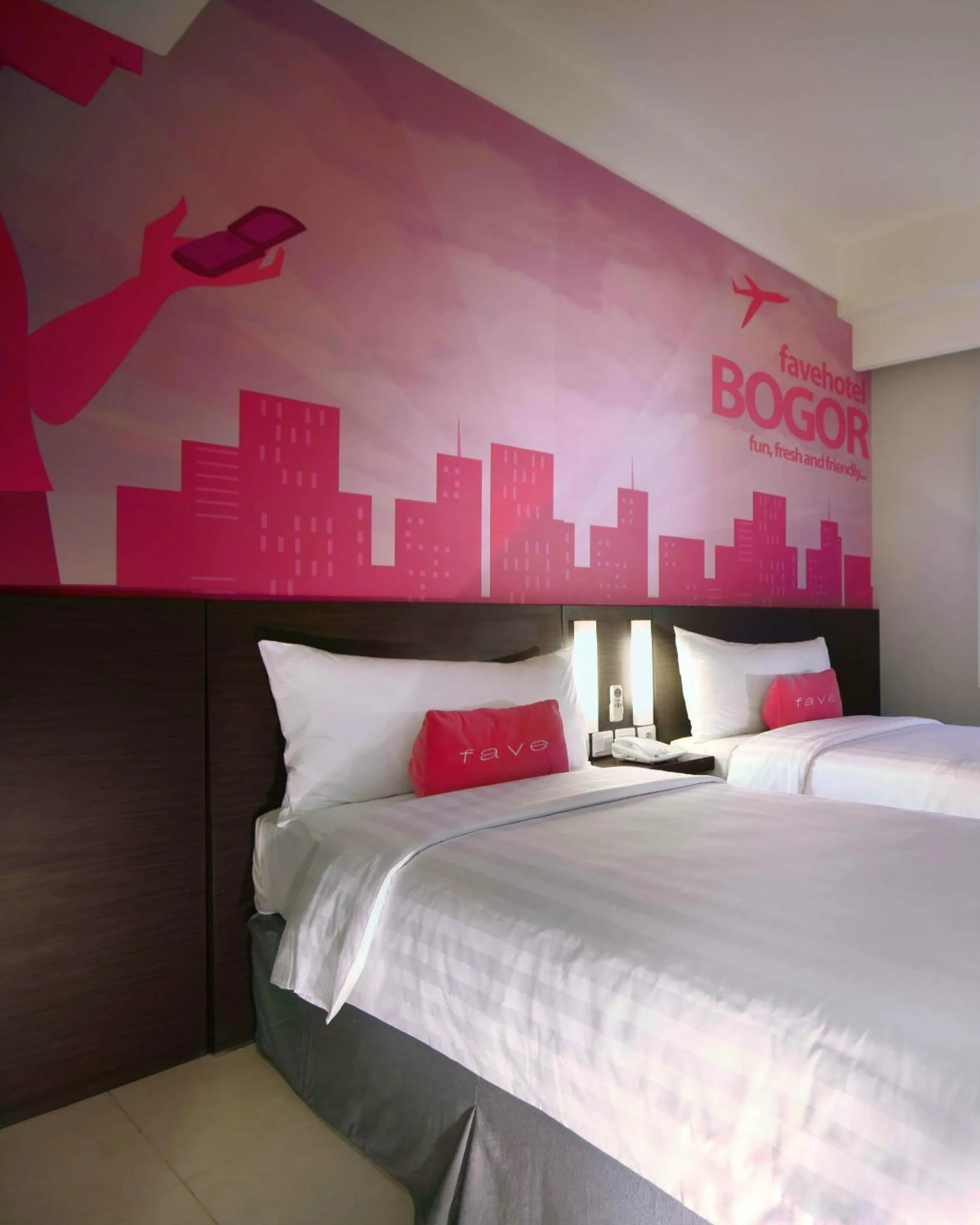 Bed in favehotel Padjajaran Bogor