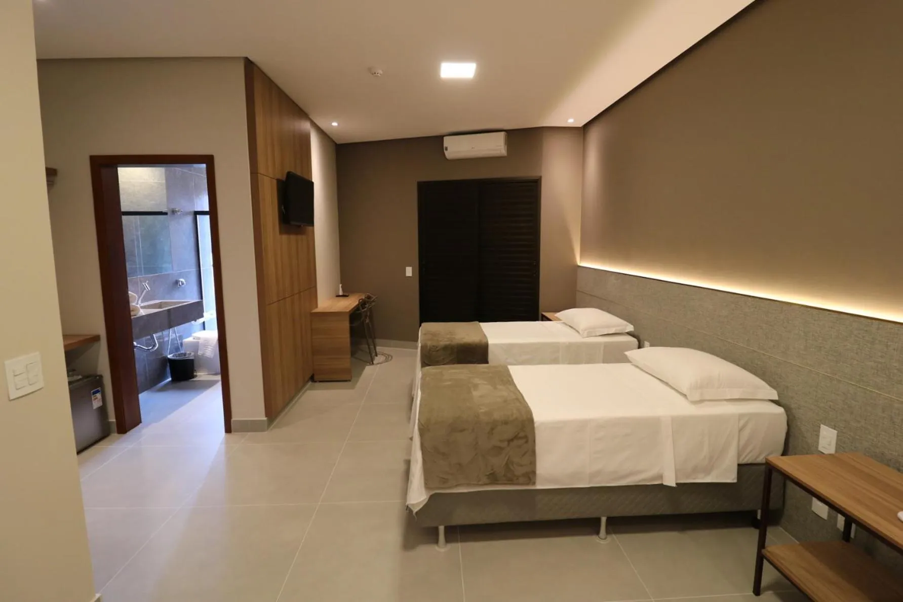 Bed in Serravita Hotel