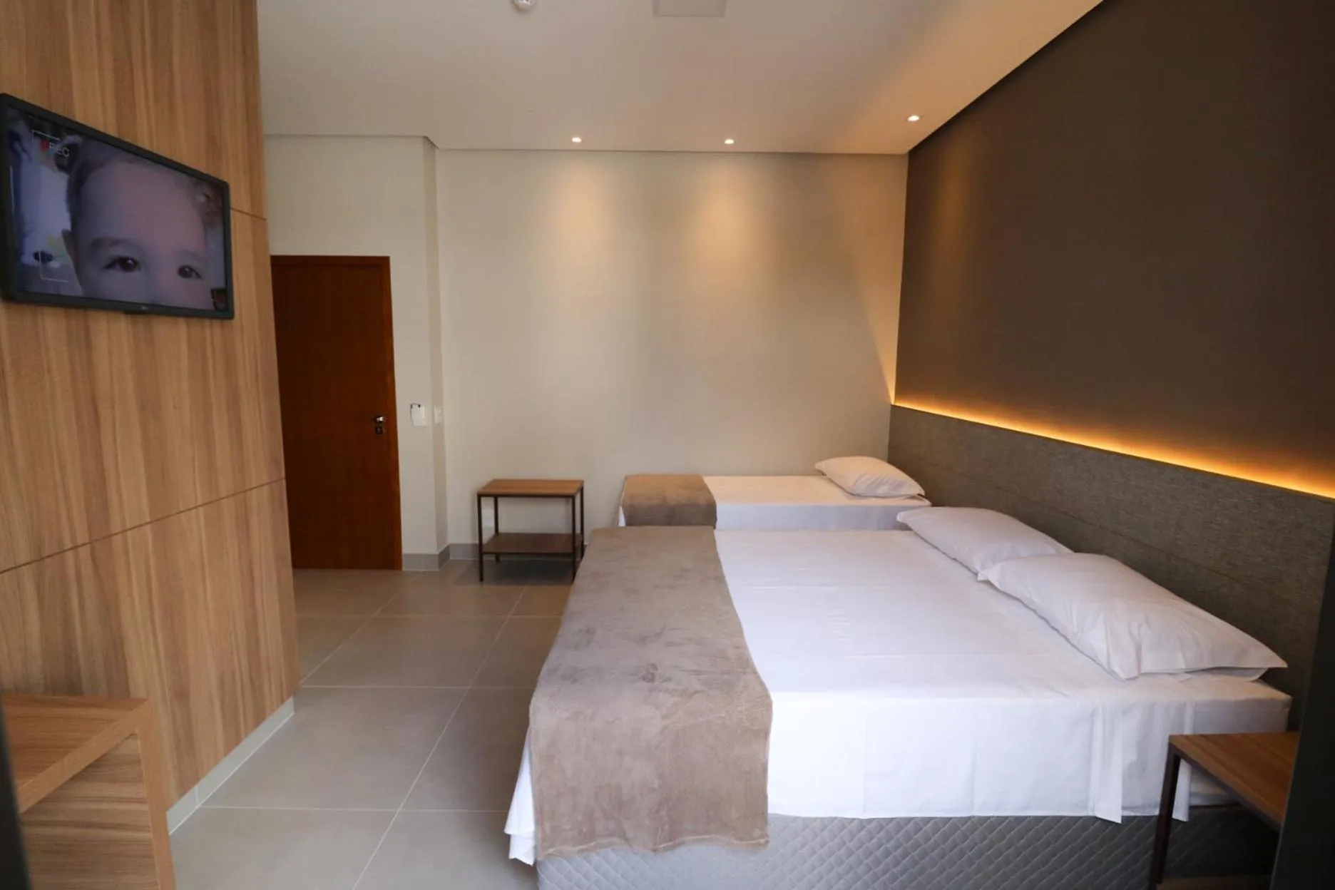 Bed in Serravita Hotel