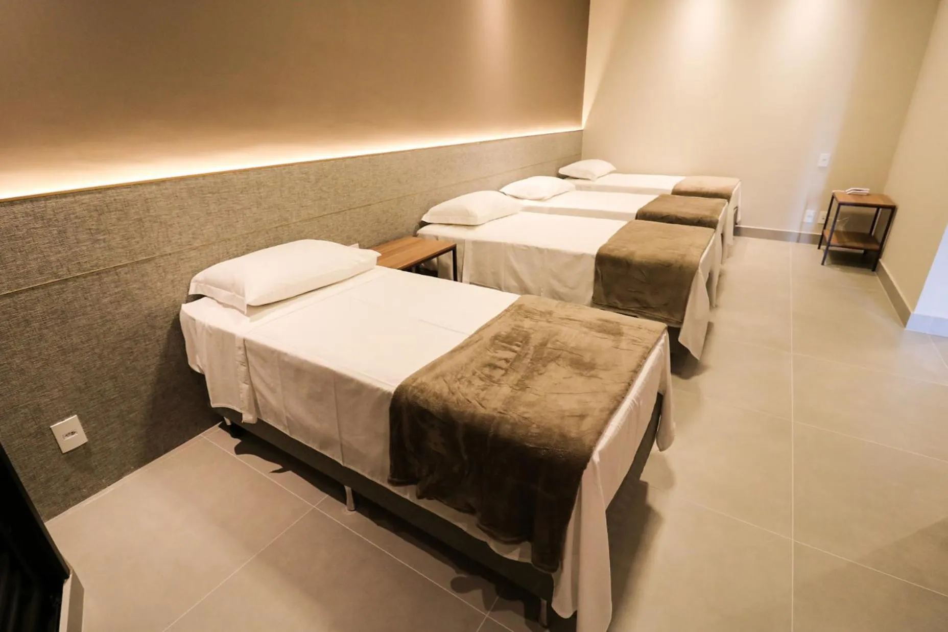 Bed in Serravita Hotel