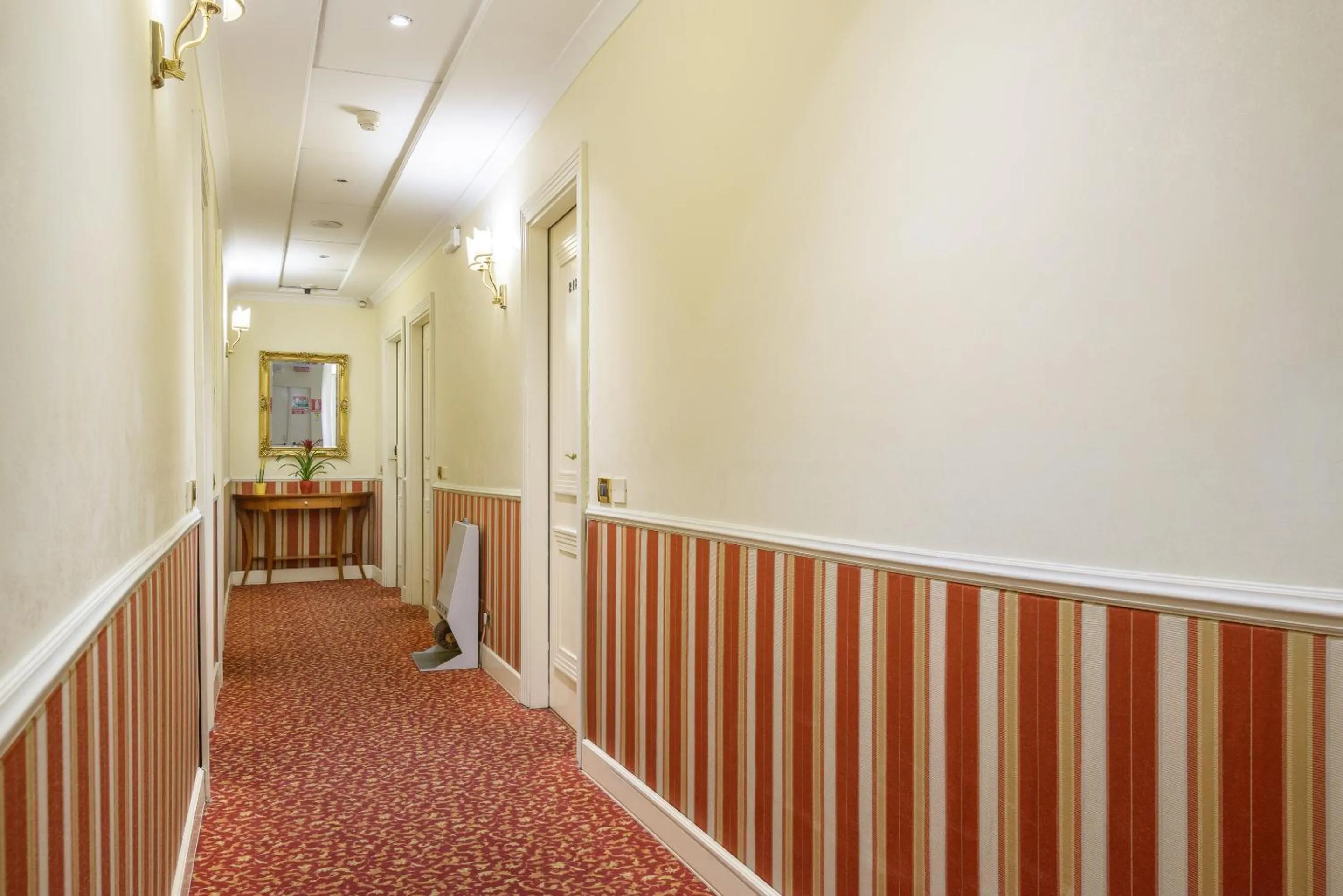 Decorative detail in Gambrinus Hotel