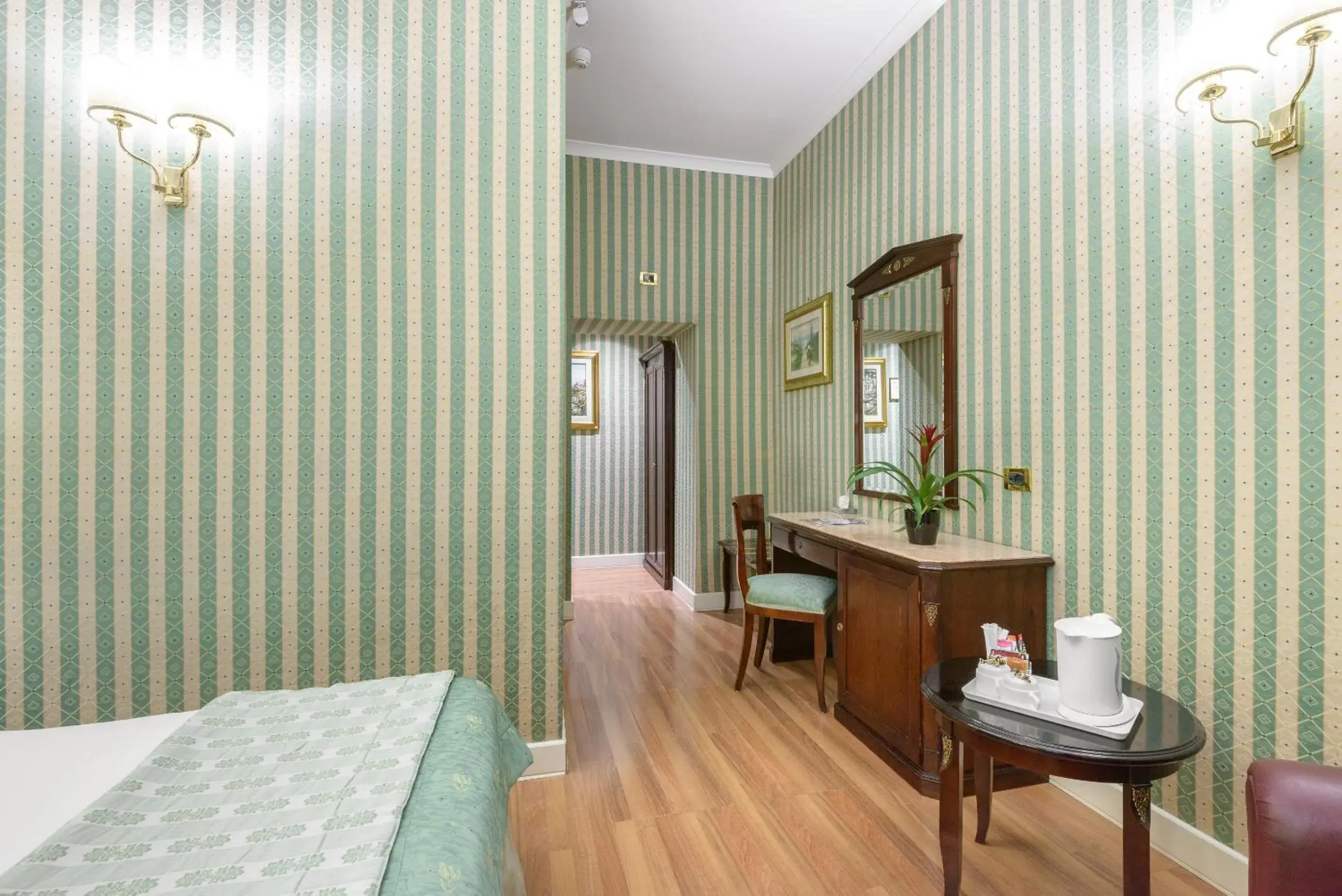 Coffee/tea facilities, Bed in Gambrinus Hotel Coffee/tea facilities, Bed in Gambrinus Hotel