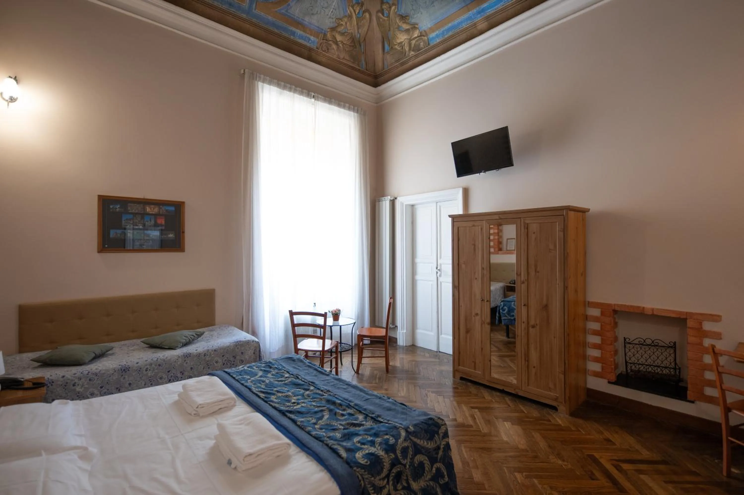 Bed in Family Hotel Balbi