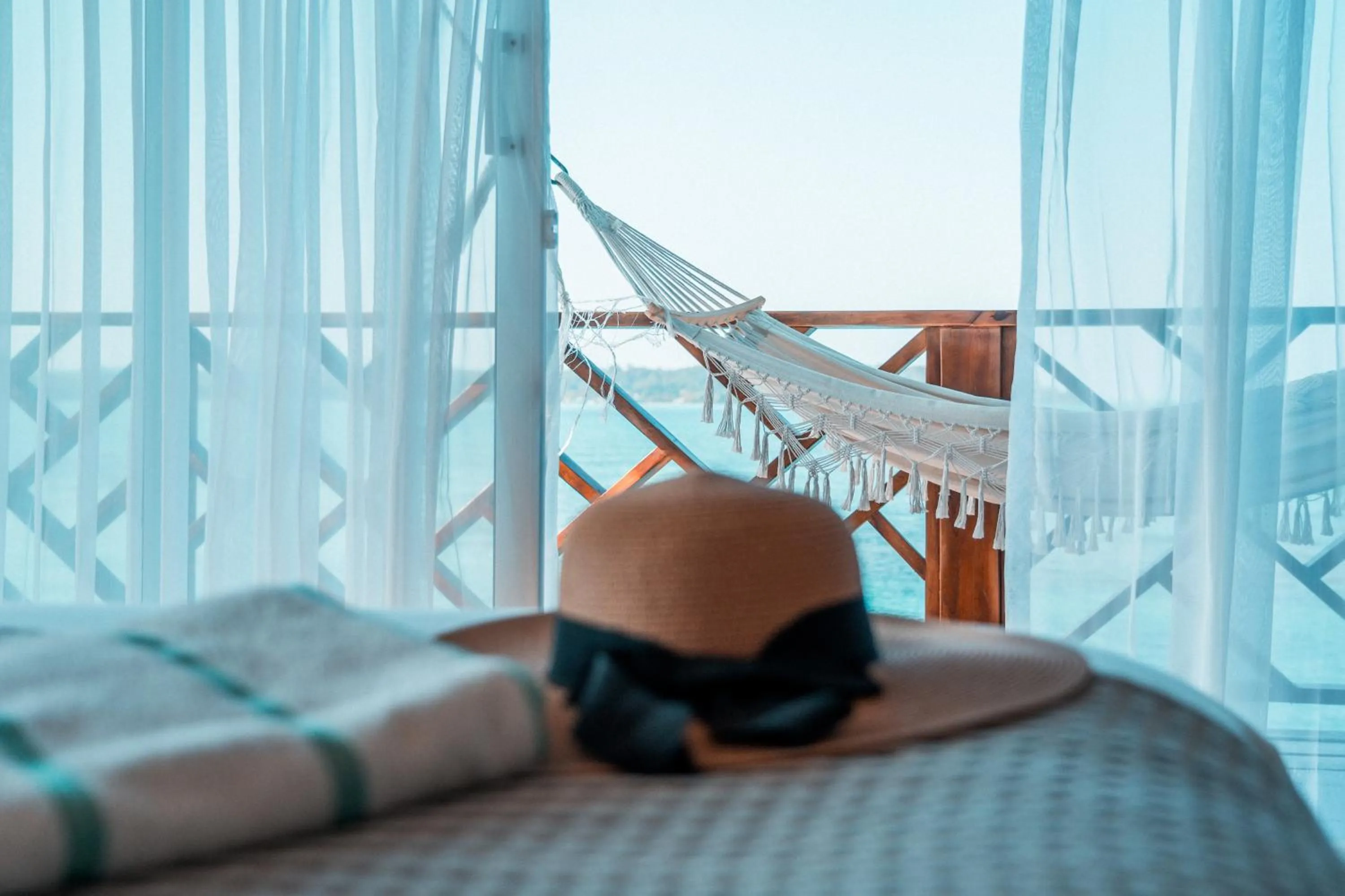 Decorative detail, Bed in Bambuda Bocas Town