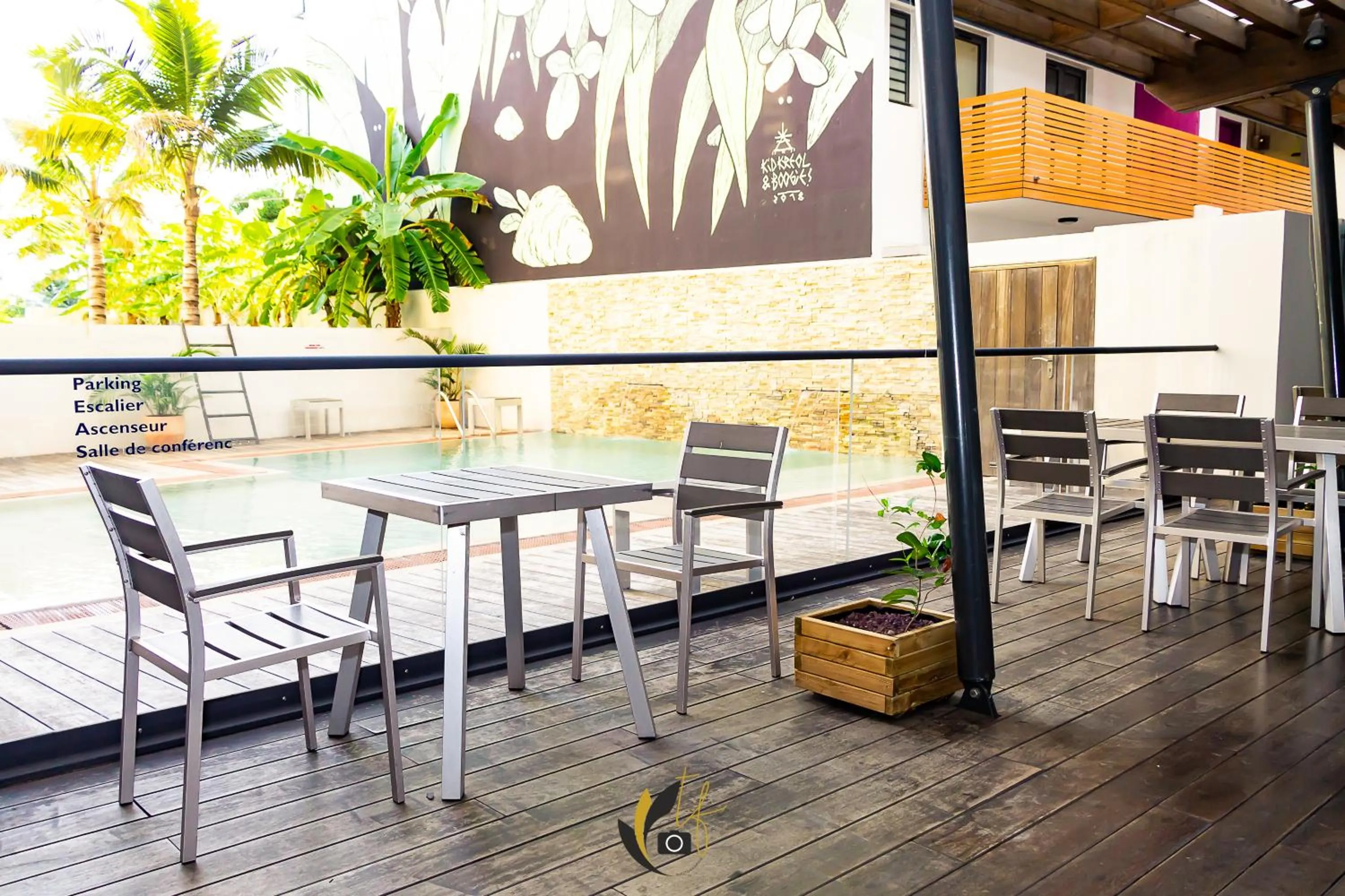 Swimming pool in Tulip Inn Sainte Clotilde, La Réunion