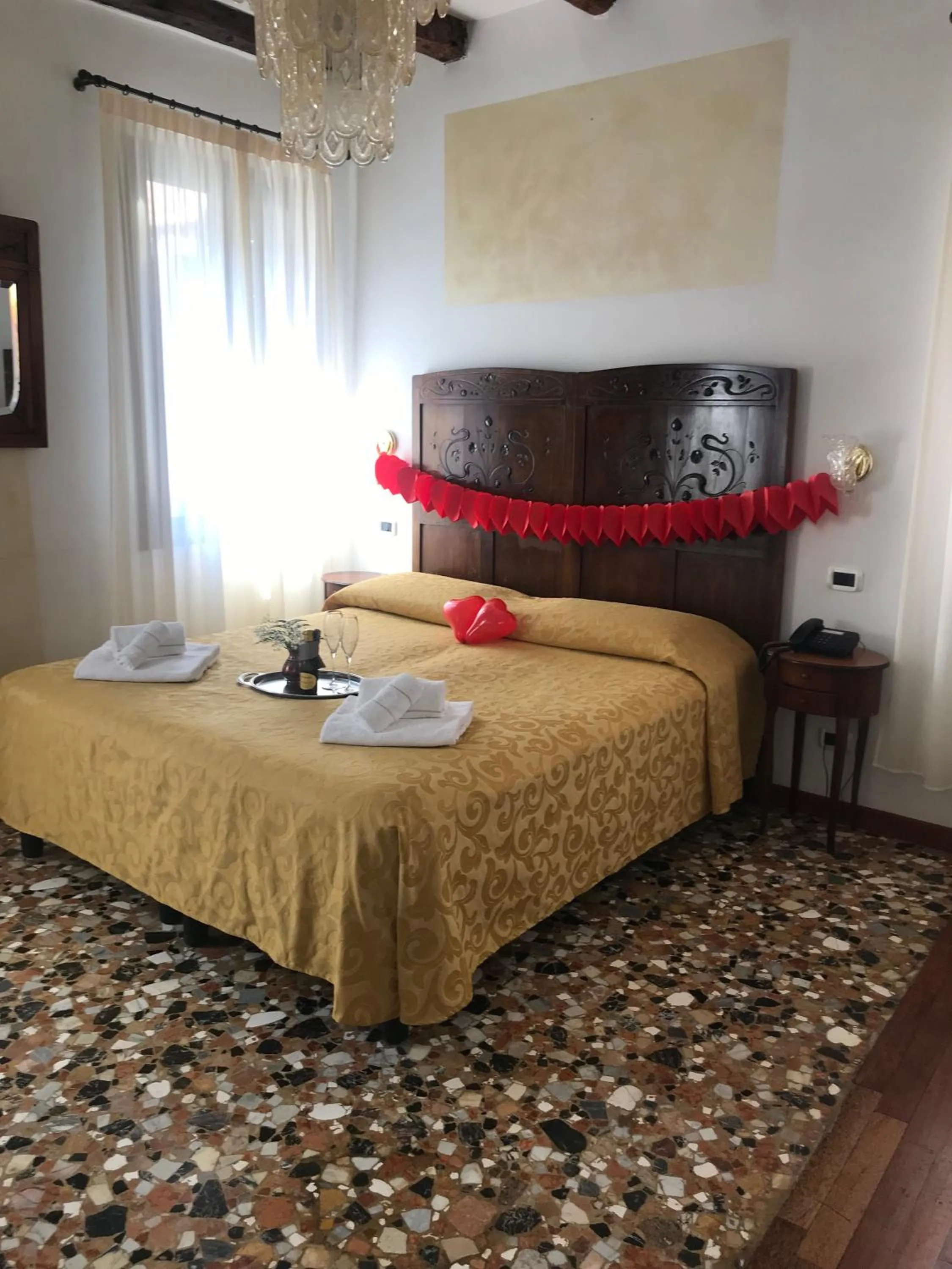 Bed in Locanda Art Deco