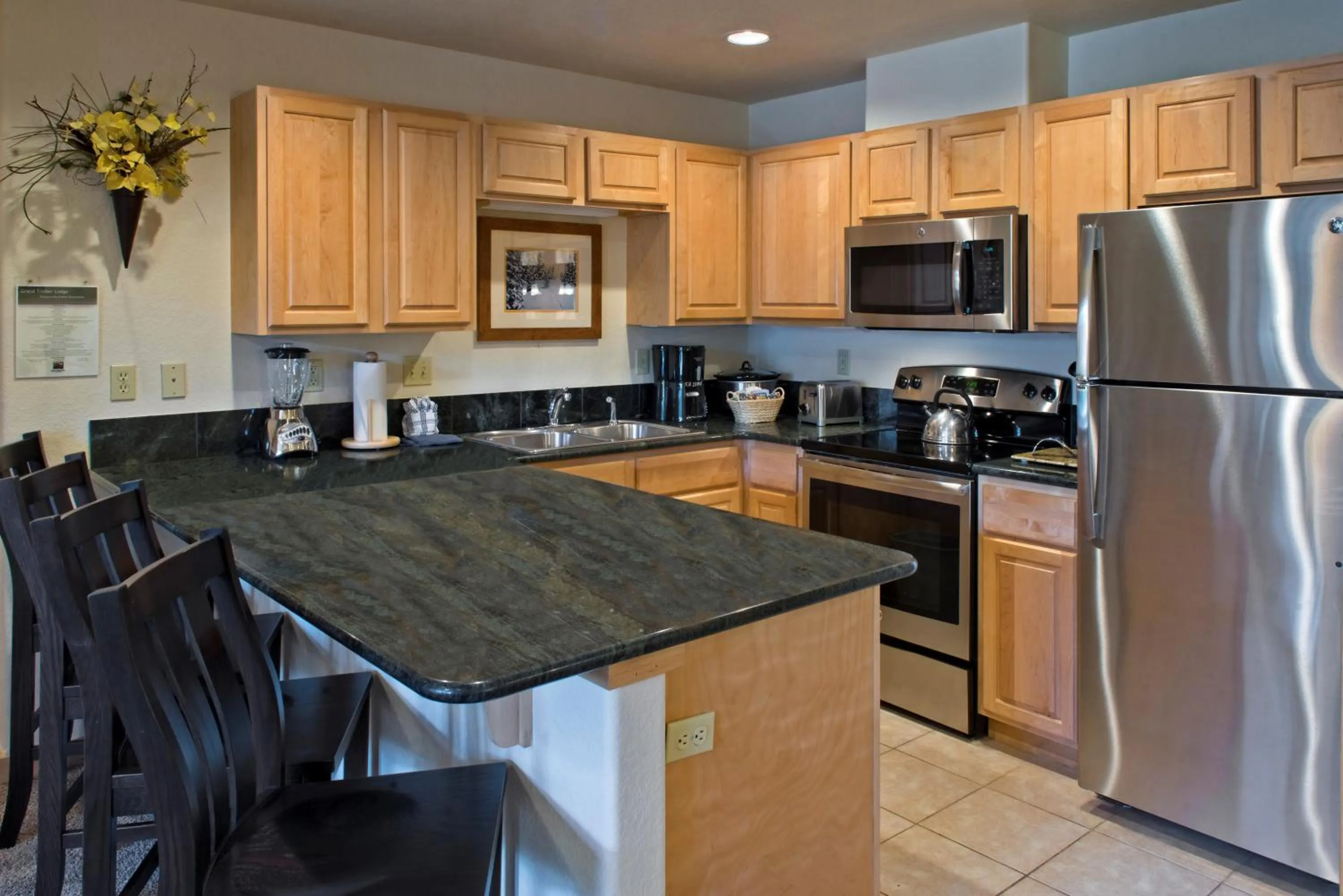 Kitchen or kitchenette in Grand Timber Lodge