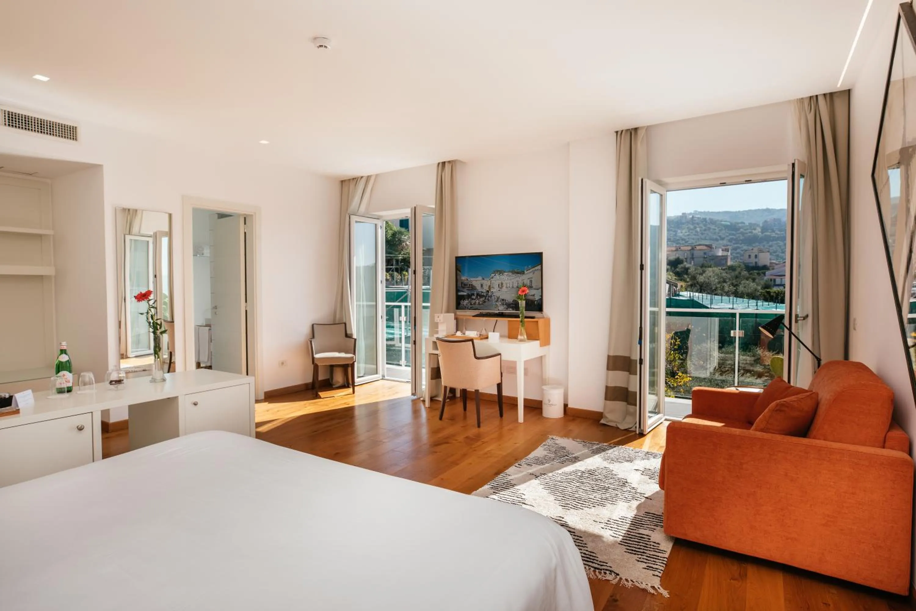 Natural landscape, Bed in Villa Fiorella Art Hotel