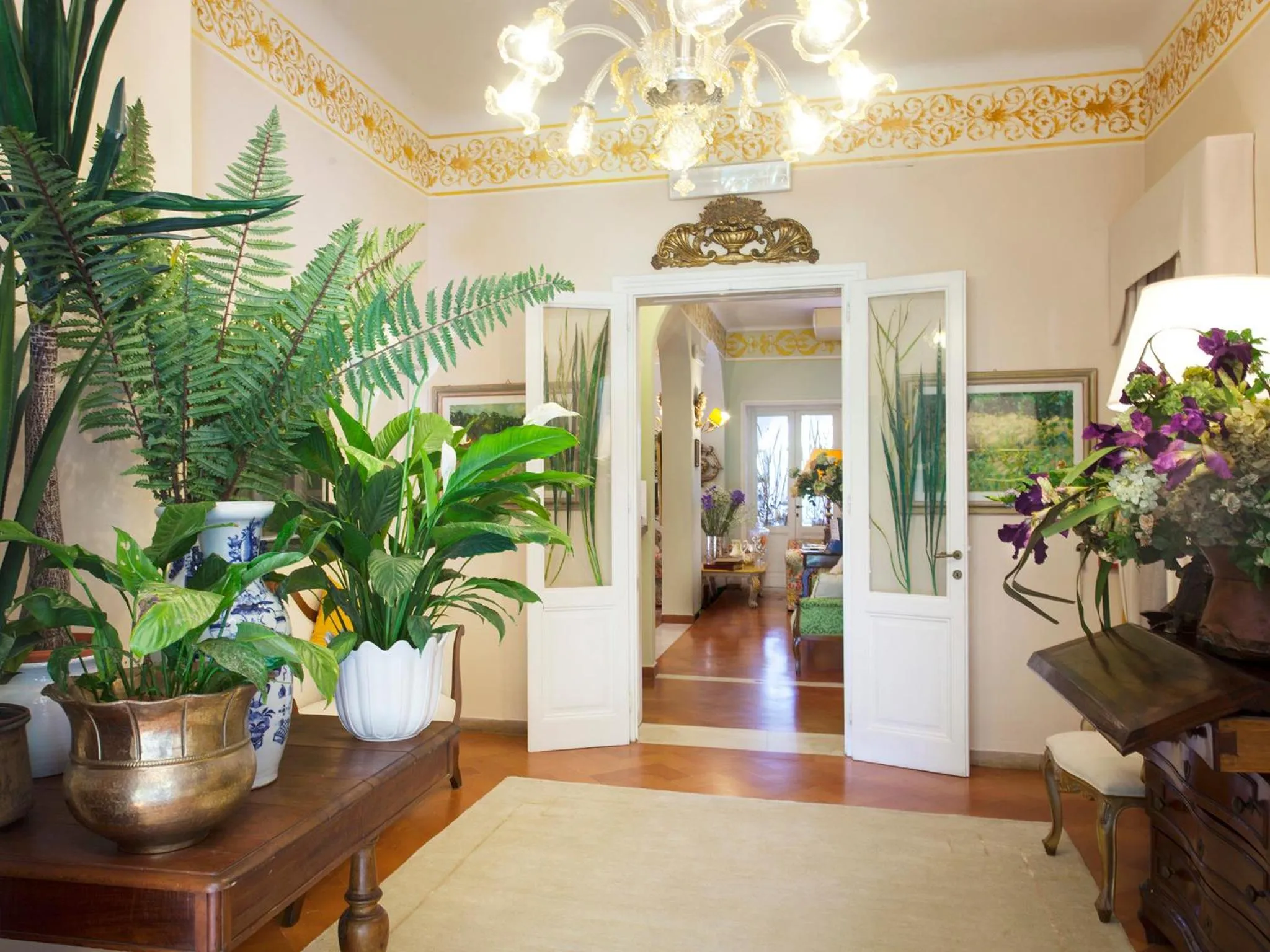 Lobby or reception in Hotel Villa Maremonti