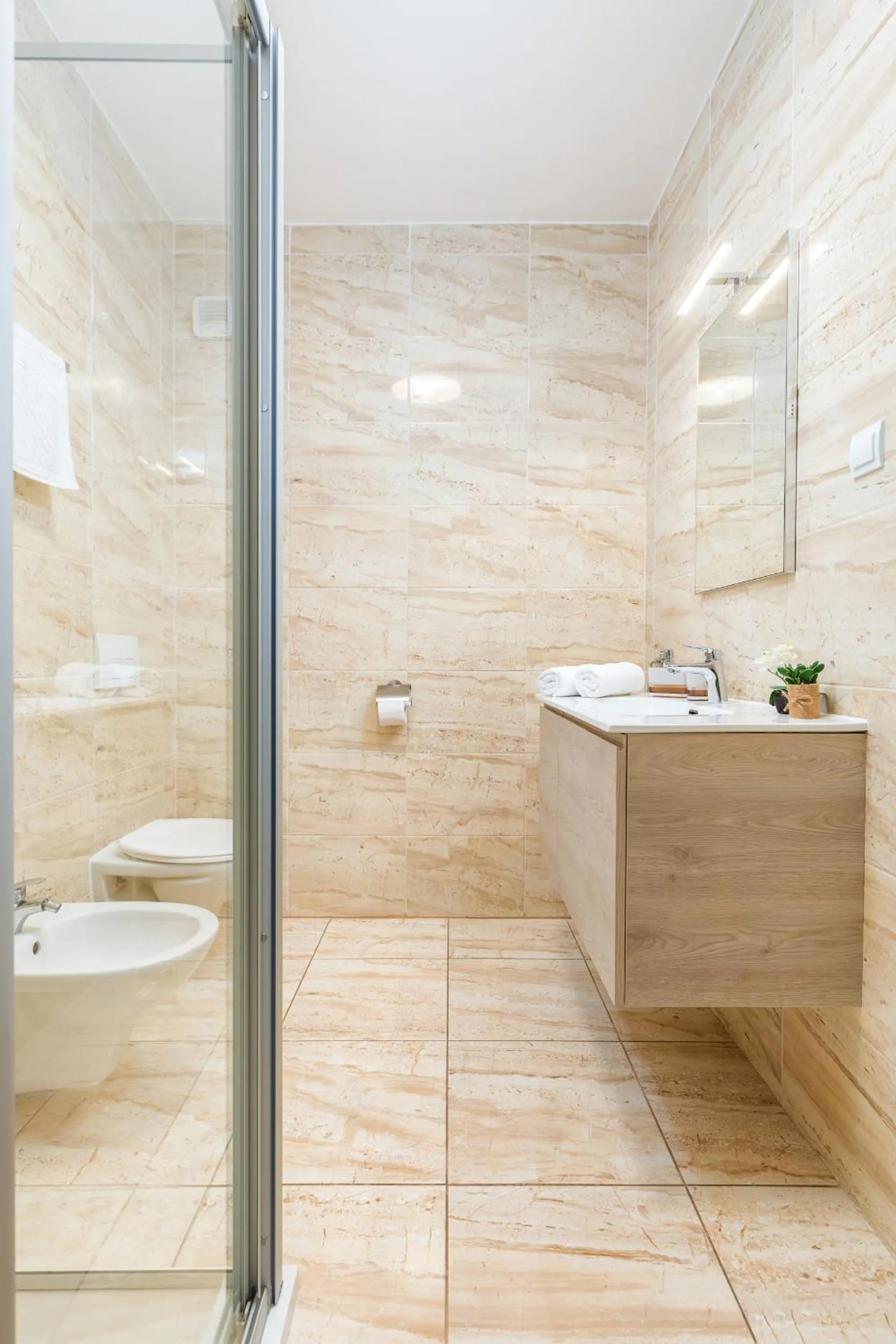 Shower in Apartments Villa Nina