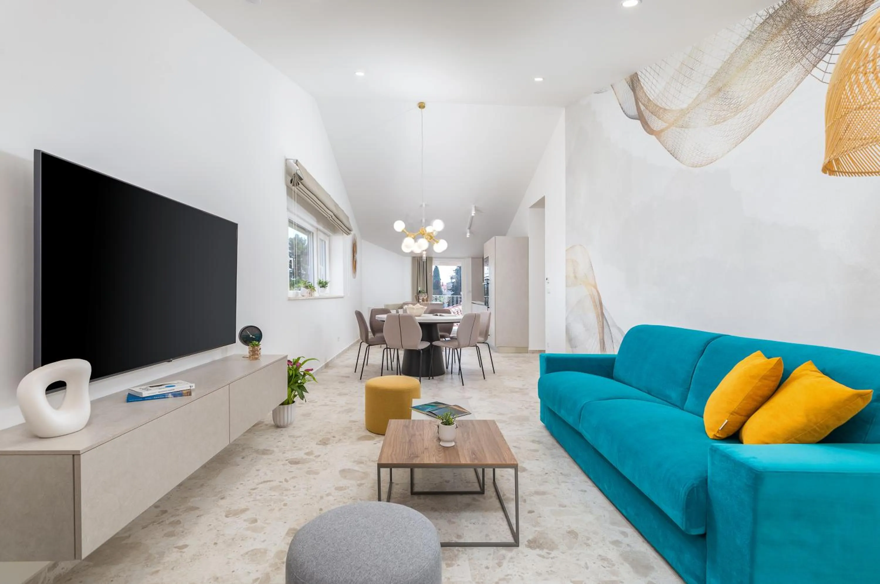 Communal lounge/ TV room in Apartments Villa Nina