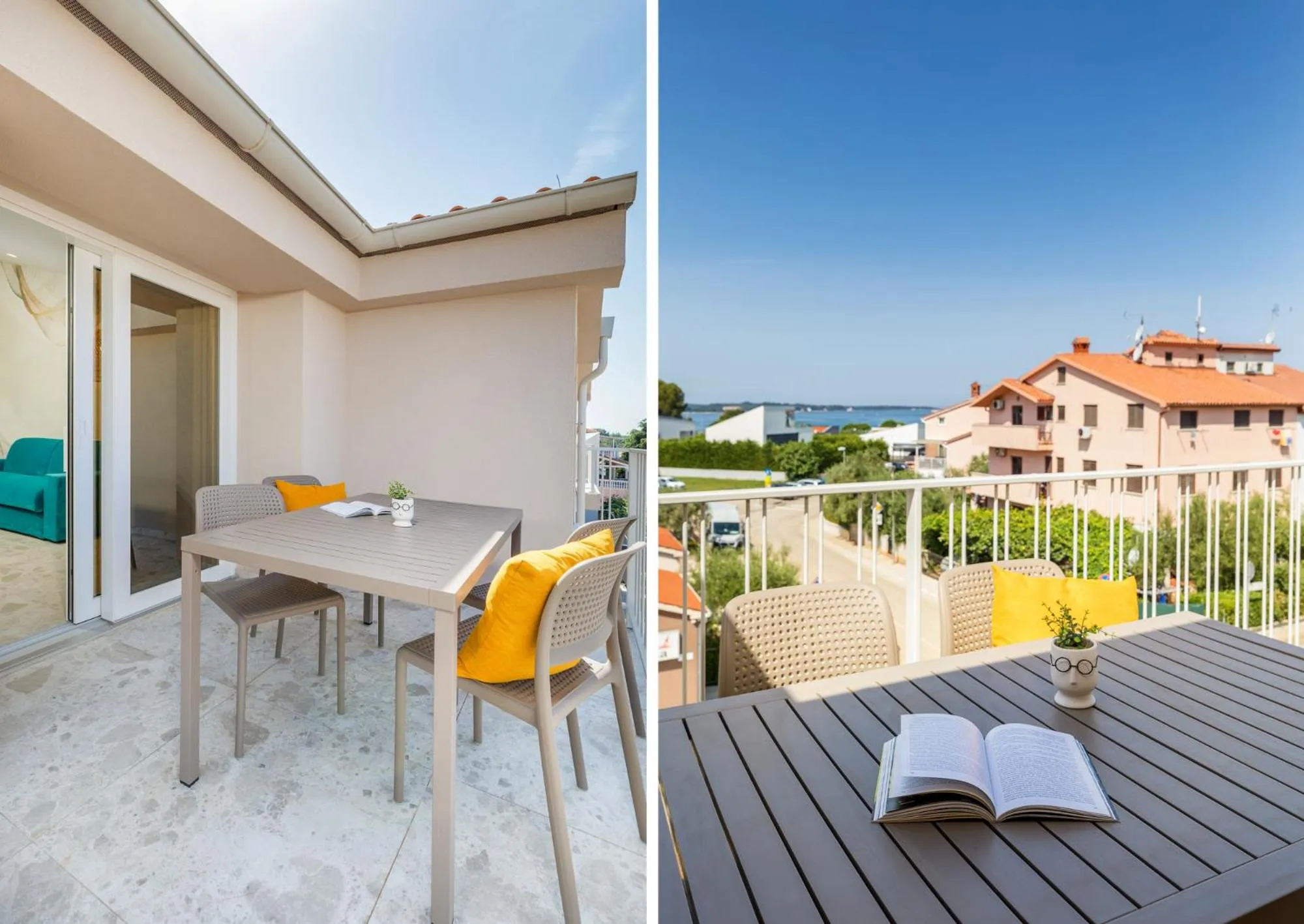 Sea view in Apartments Villa Nina