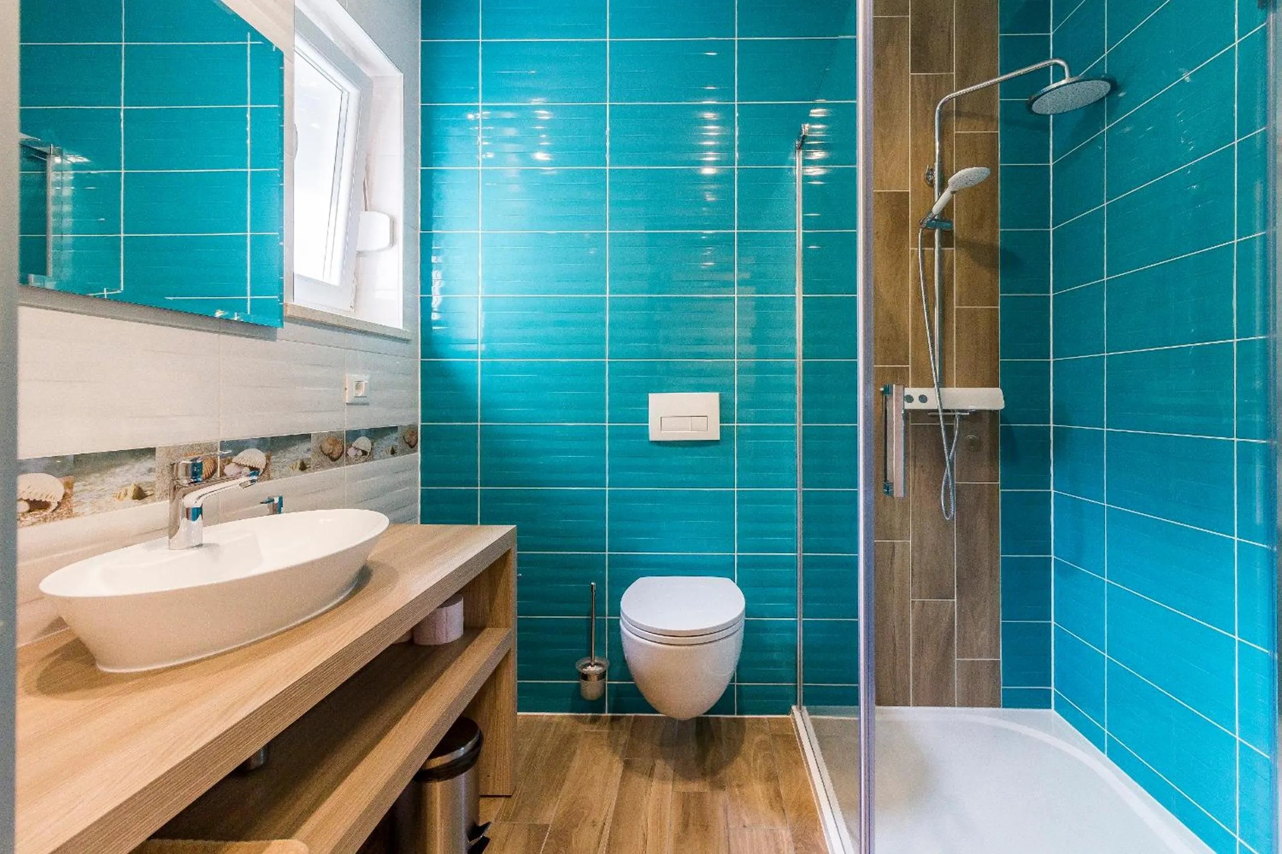 Shower in Apartments Villa Nina