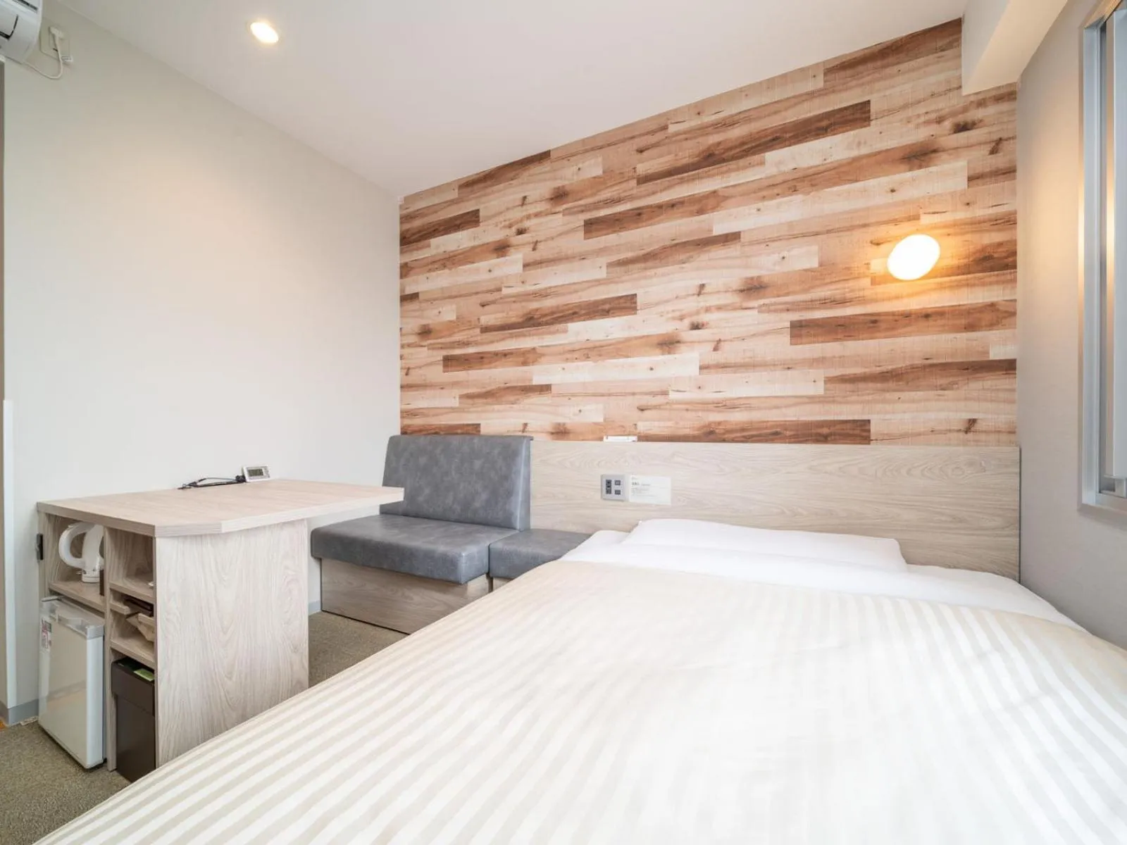 Bed in Super Hotel Kushiro-Ekimae