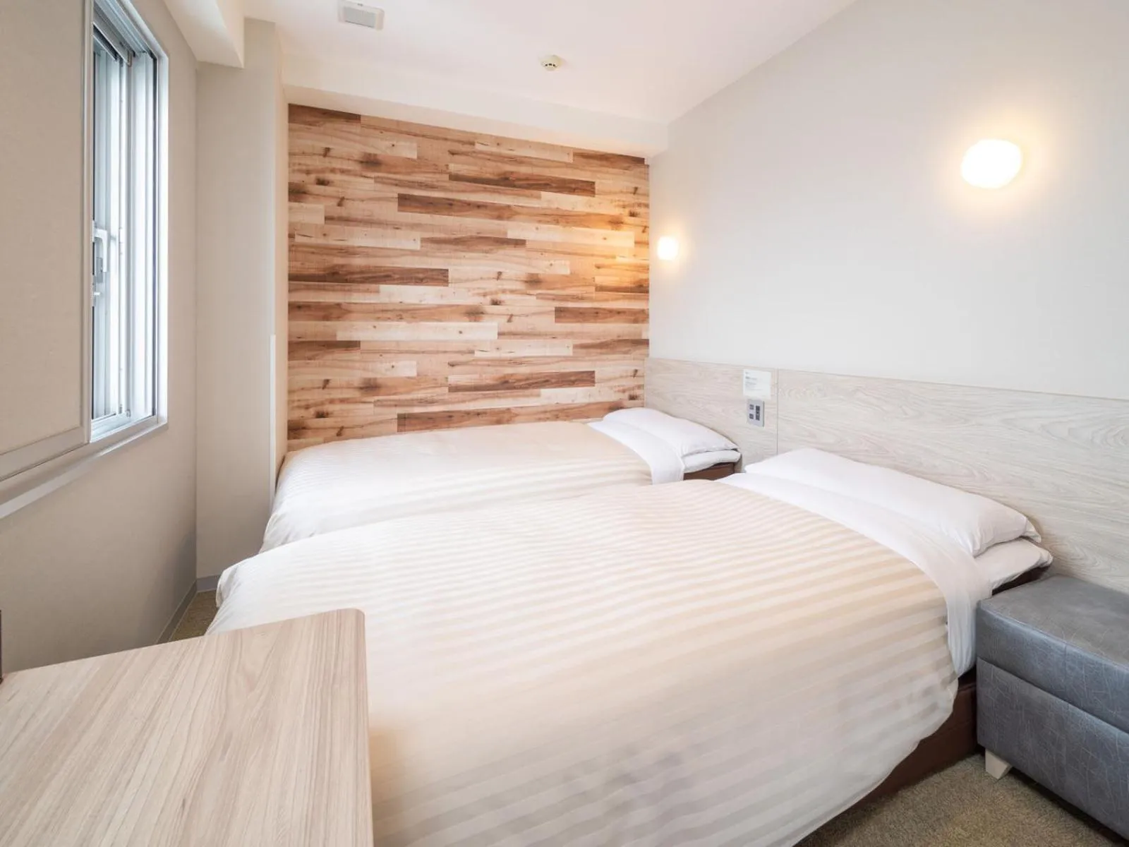 Bed in Super Hotel Kushiro-Ekimae