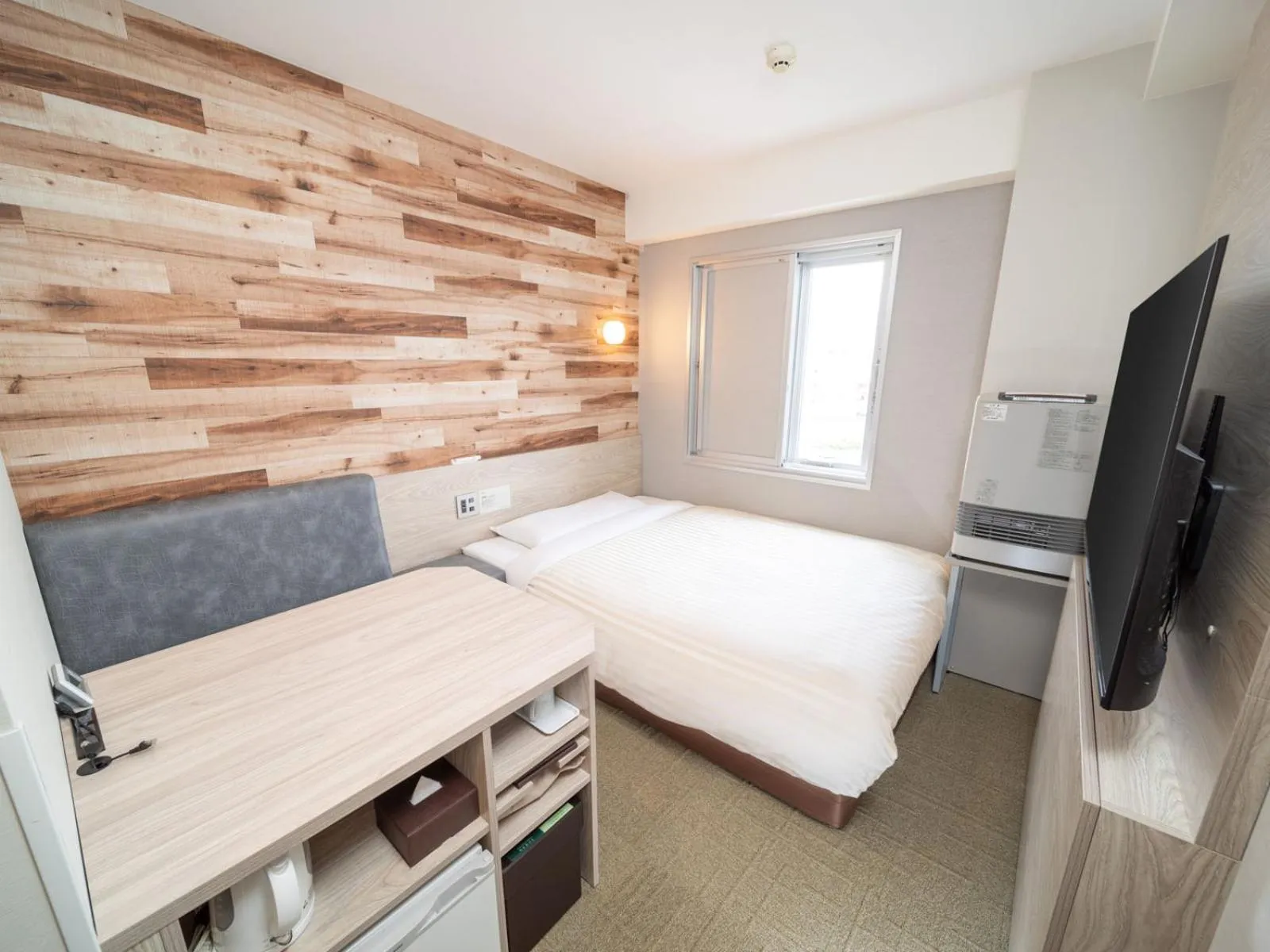 Bed in Super Hotel Kushiro-Ekimae