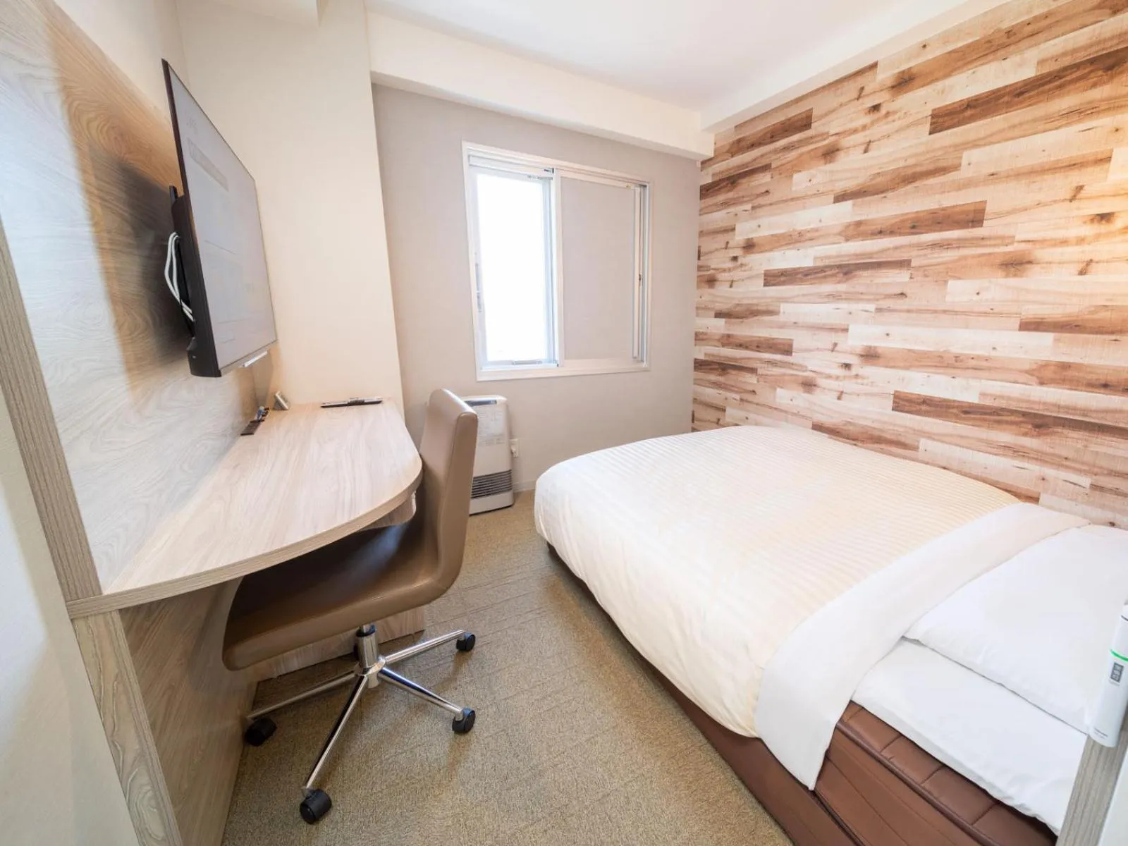 Bed in Super Hotel Kushiro-Ekimae