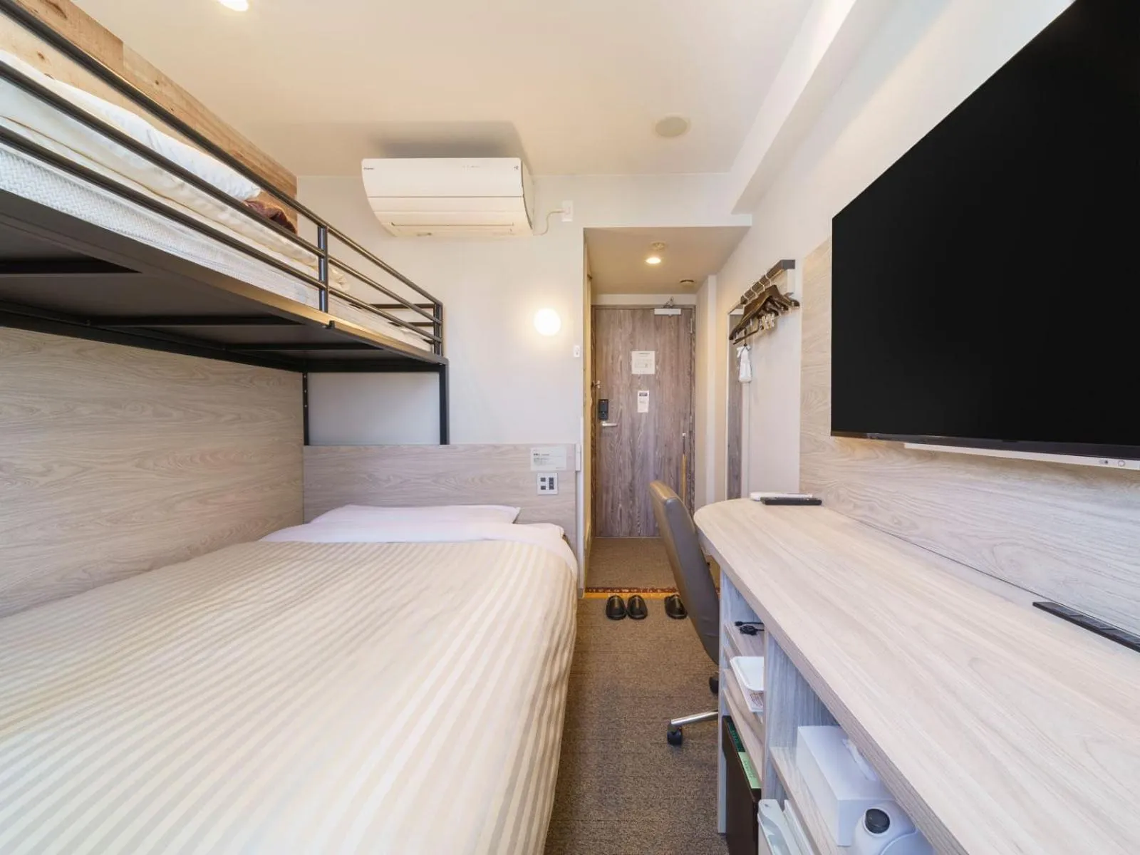 Photo of the whole room, Bed in Super Hotel Kushiro-Ekimae