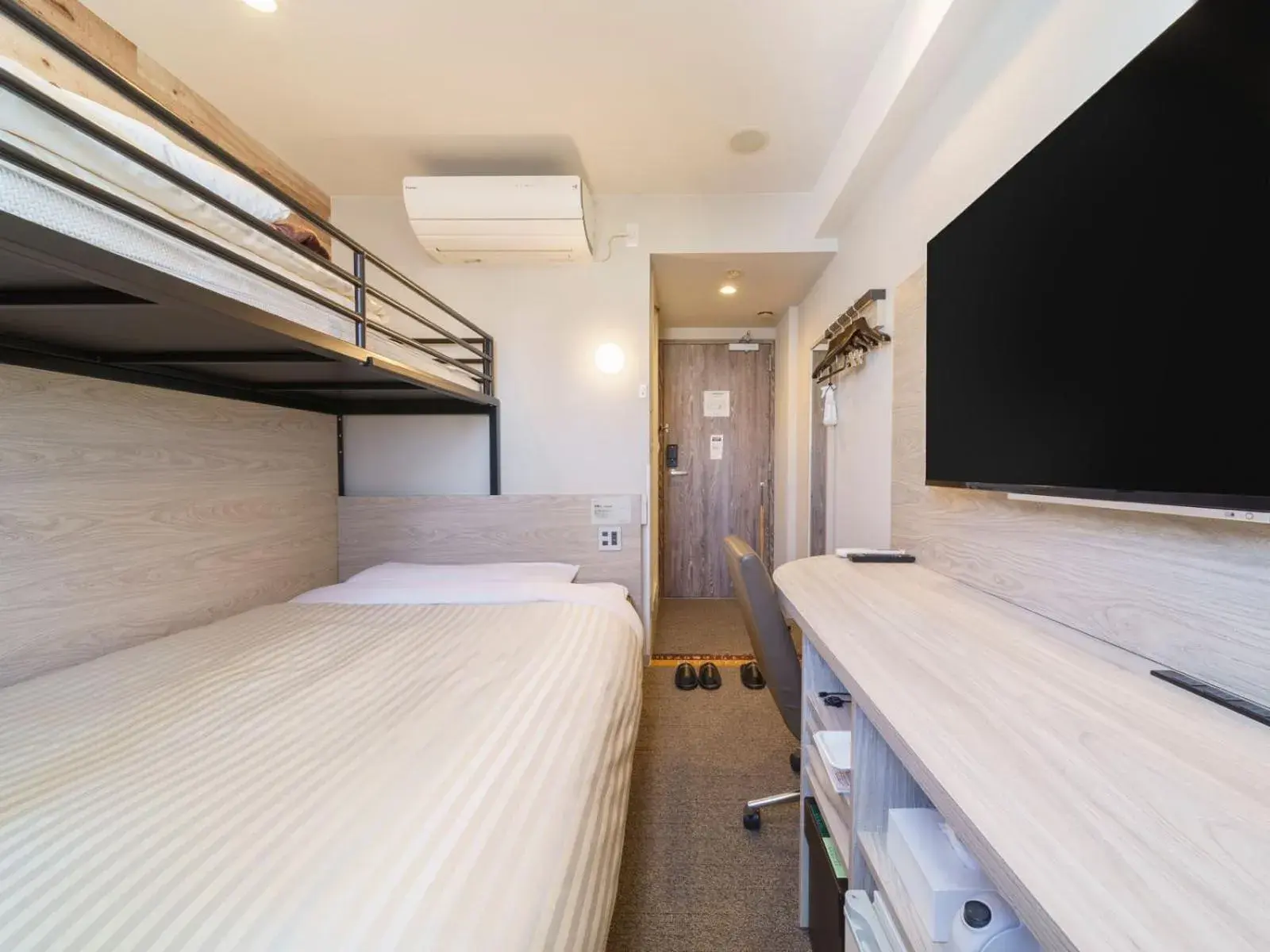 Photo of the whole room, Bed in Super Hotel Kushiro-Ekimae Photo of the whole room, Bed in Super Hotel Kushiro-Ekimae