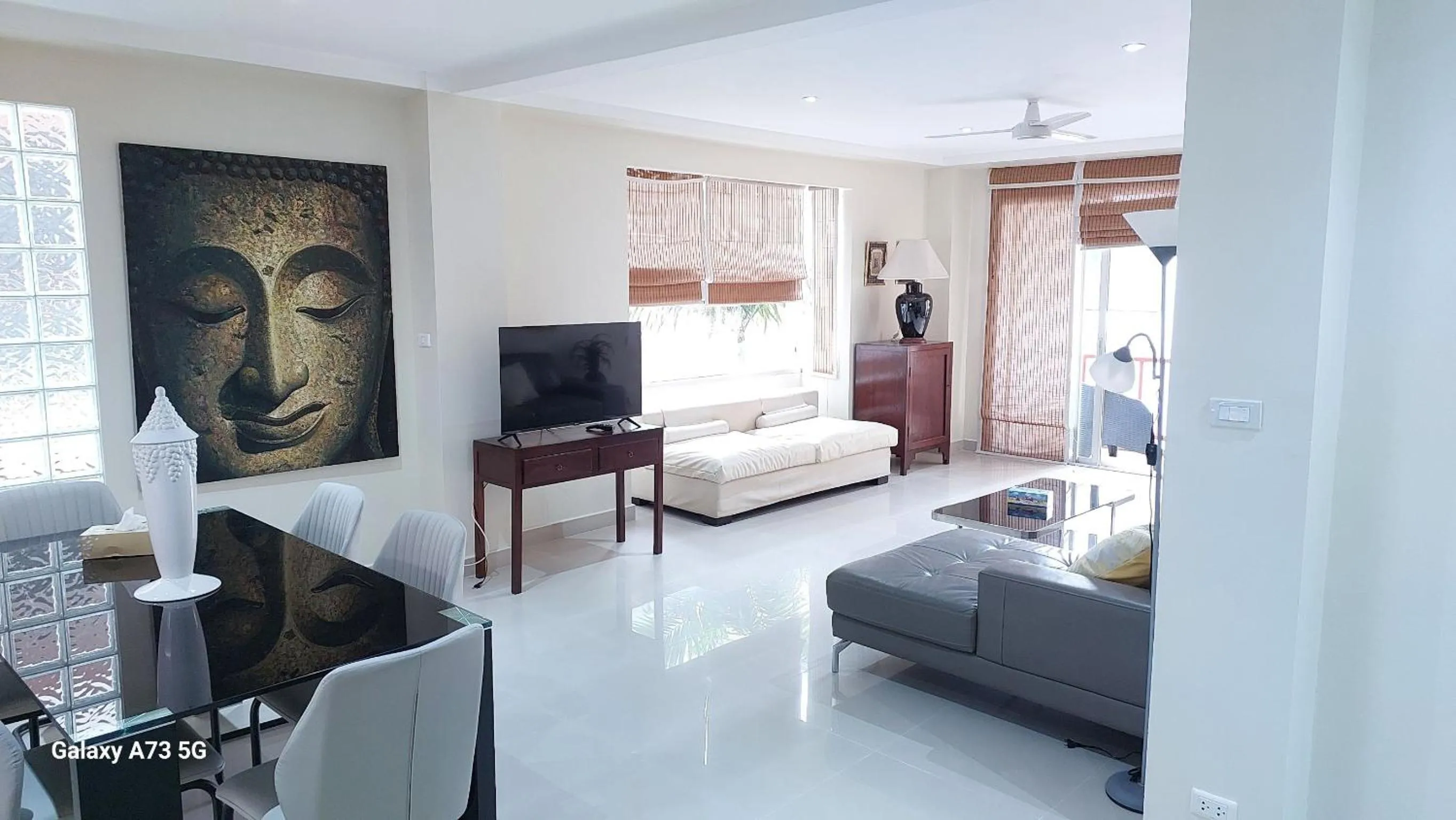 TV and multimedia, Bed in Siam Palm Residence