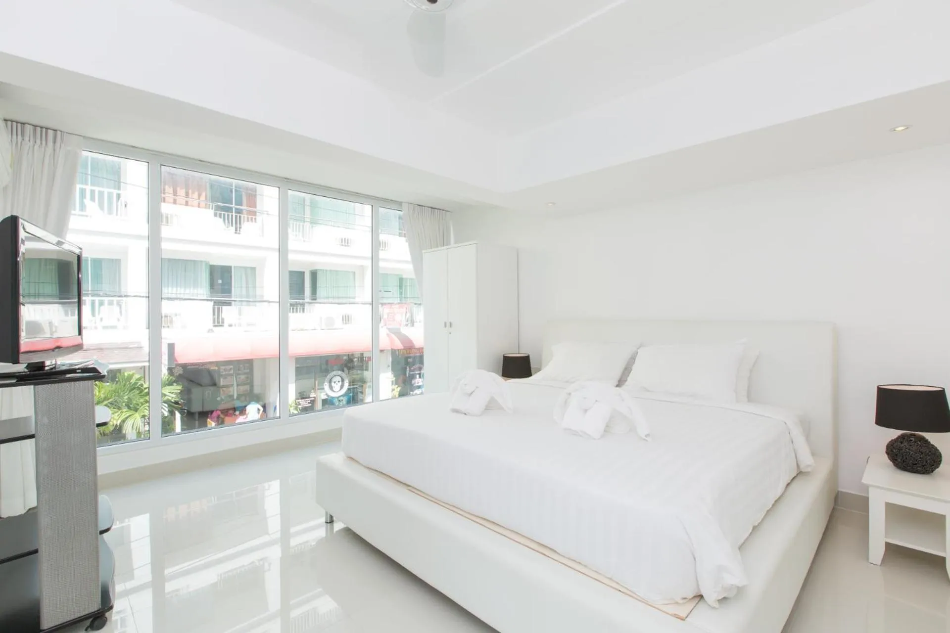 Photo of the whole room, Bed in Siam Palm Residence