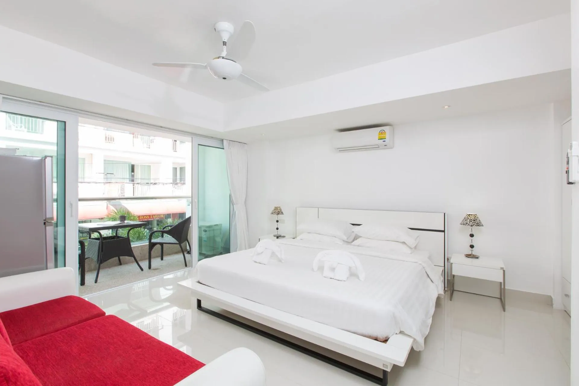 Bed in Siam Palm Residence