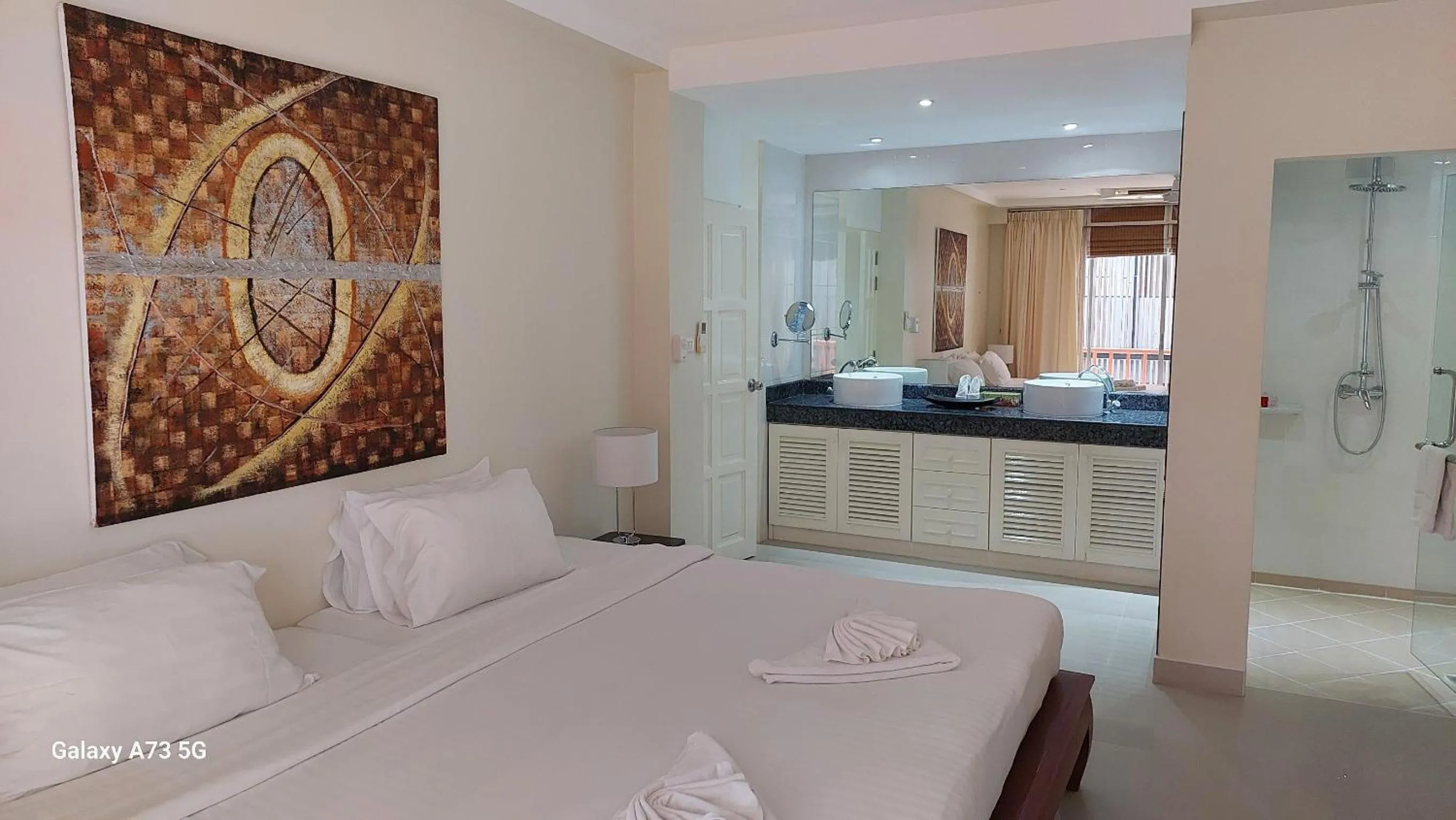 Bedroom, Bed in Siam Palm Residence