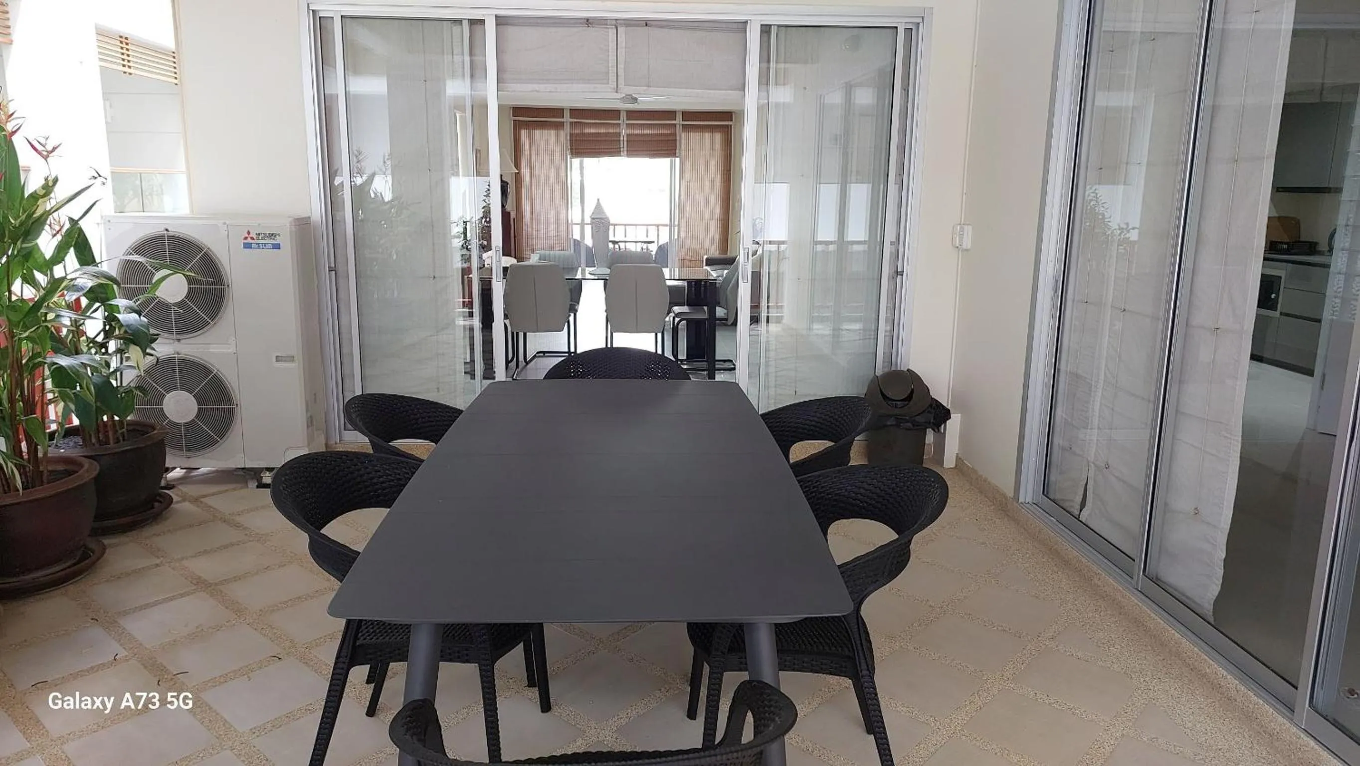 Balcony/Terrace in Siam Palm Residence