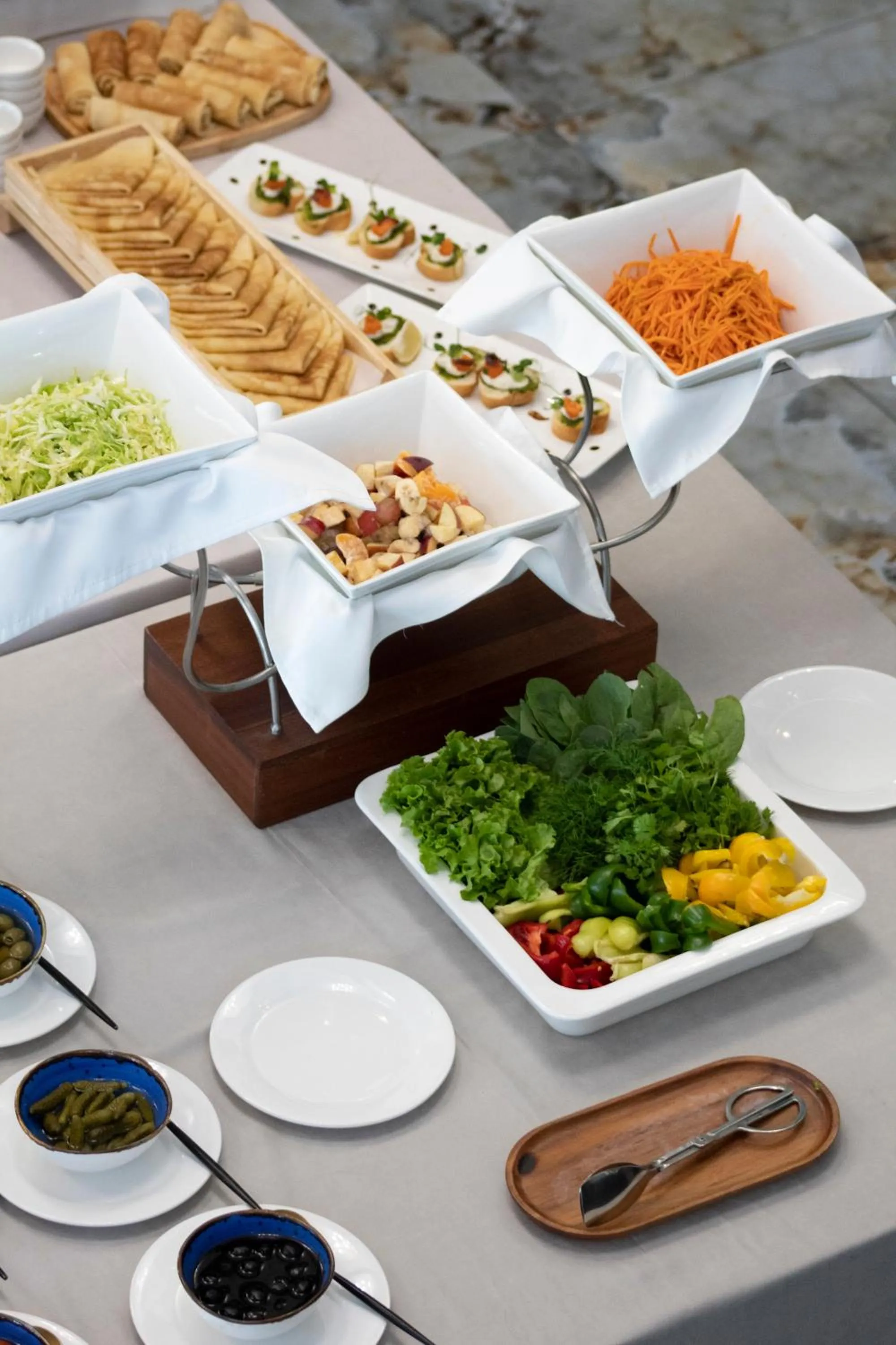 Buffet breakfast in Orient Hotel Bishkek