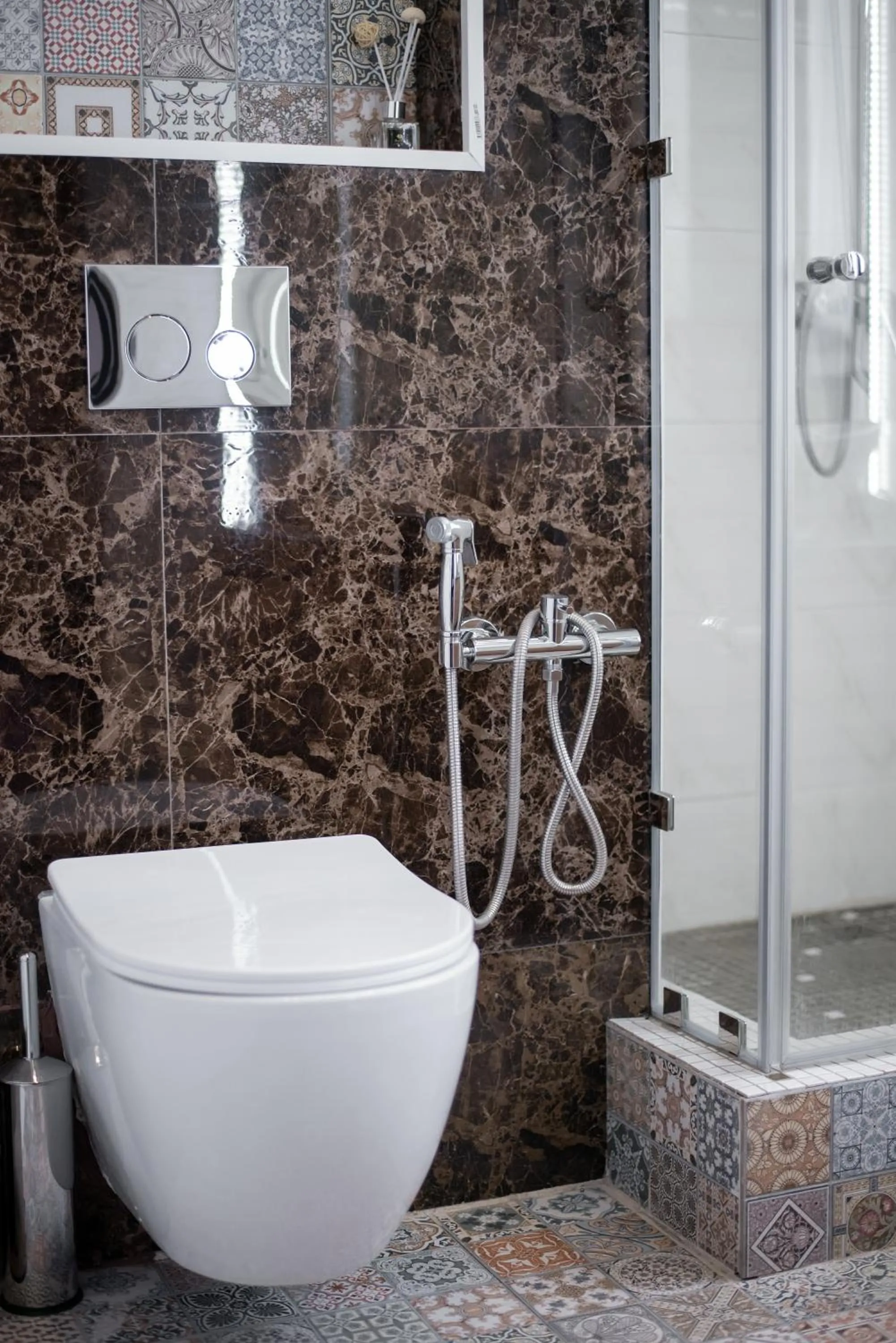 Bathroom in Orient Hotel Bishkek