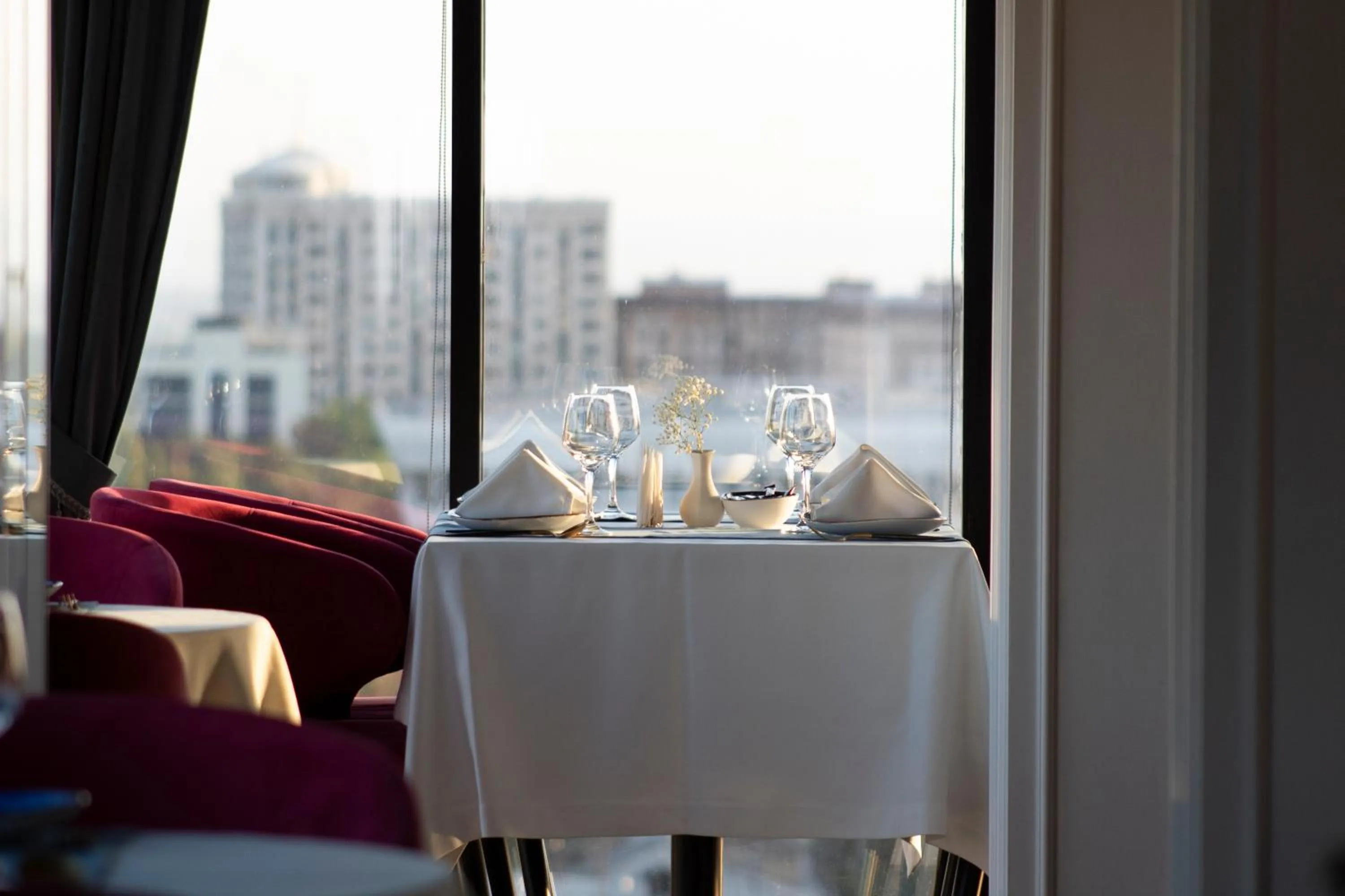 Dining area in Orient Hotel Bishkek