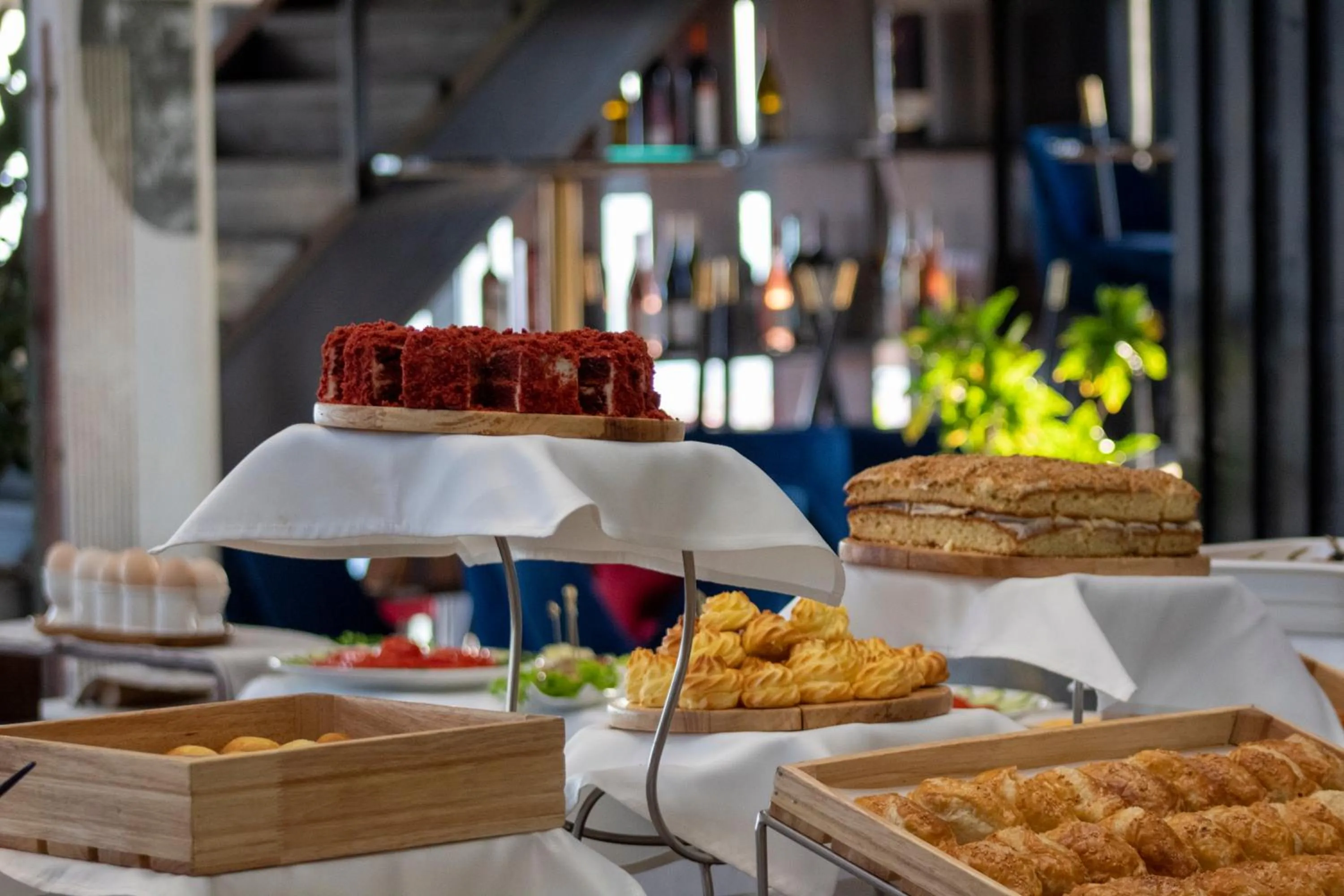 Buffet breakfast in Orient Hotel Bishkek