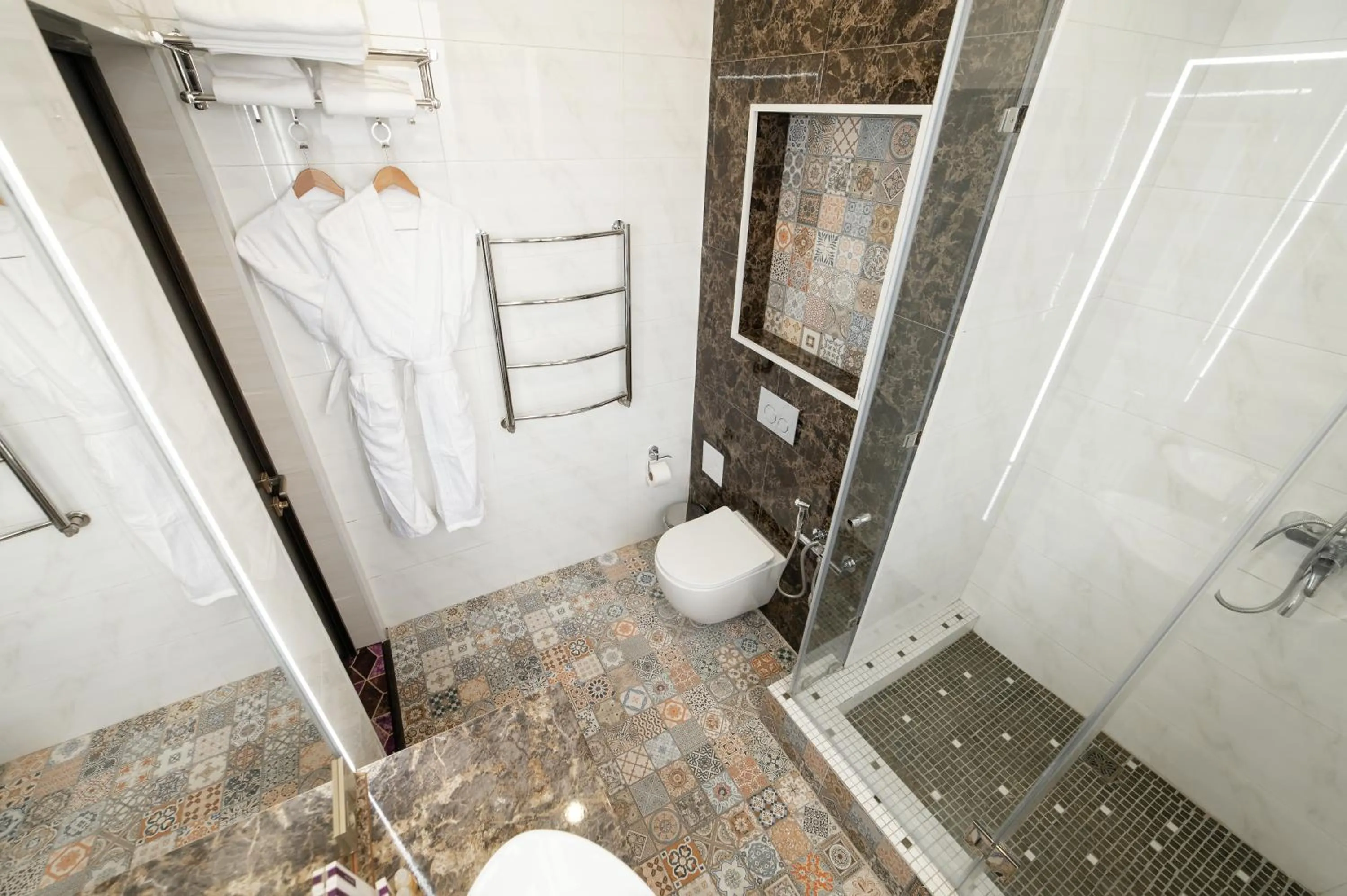 Bathroom in Orient Hotel Bishkek