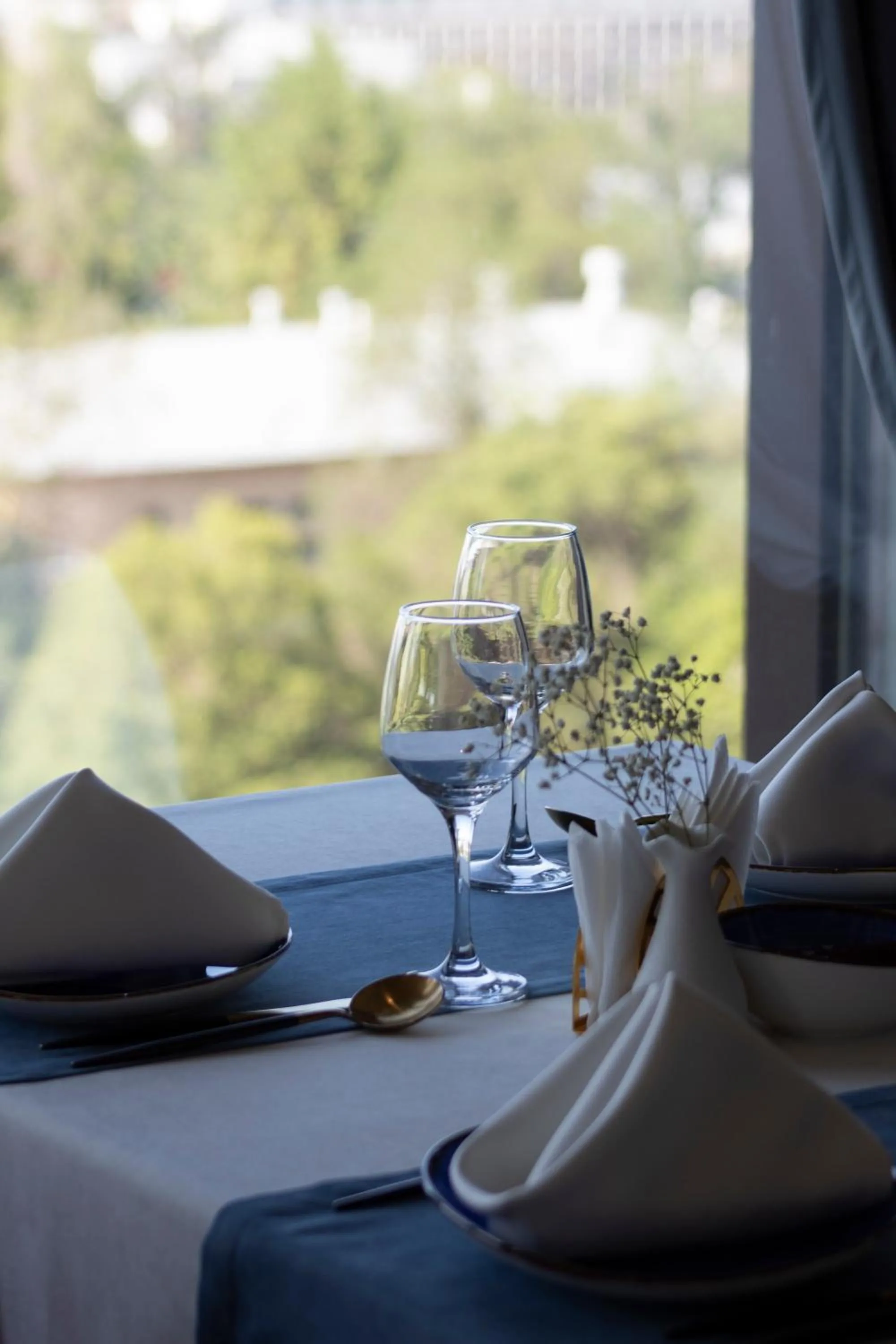 Dining area in Orient Hotel Bishkek