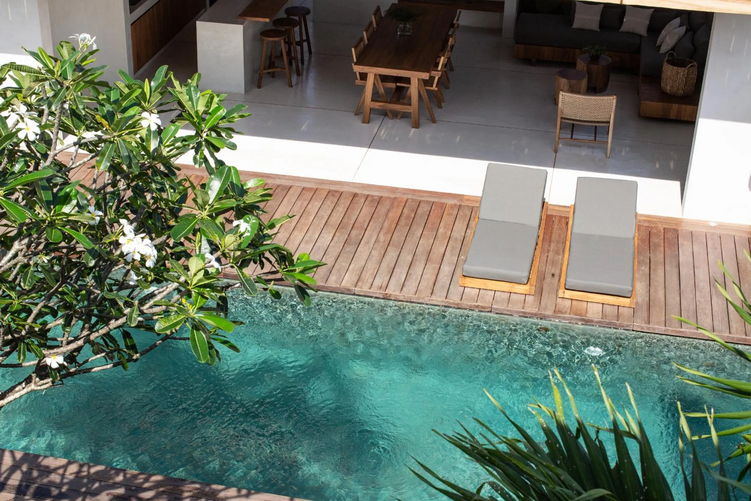 Bird's eye view in Las Lunas Villas Canggu