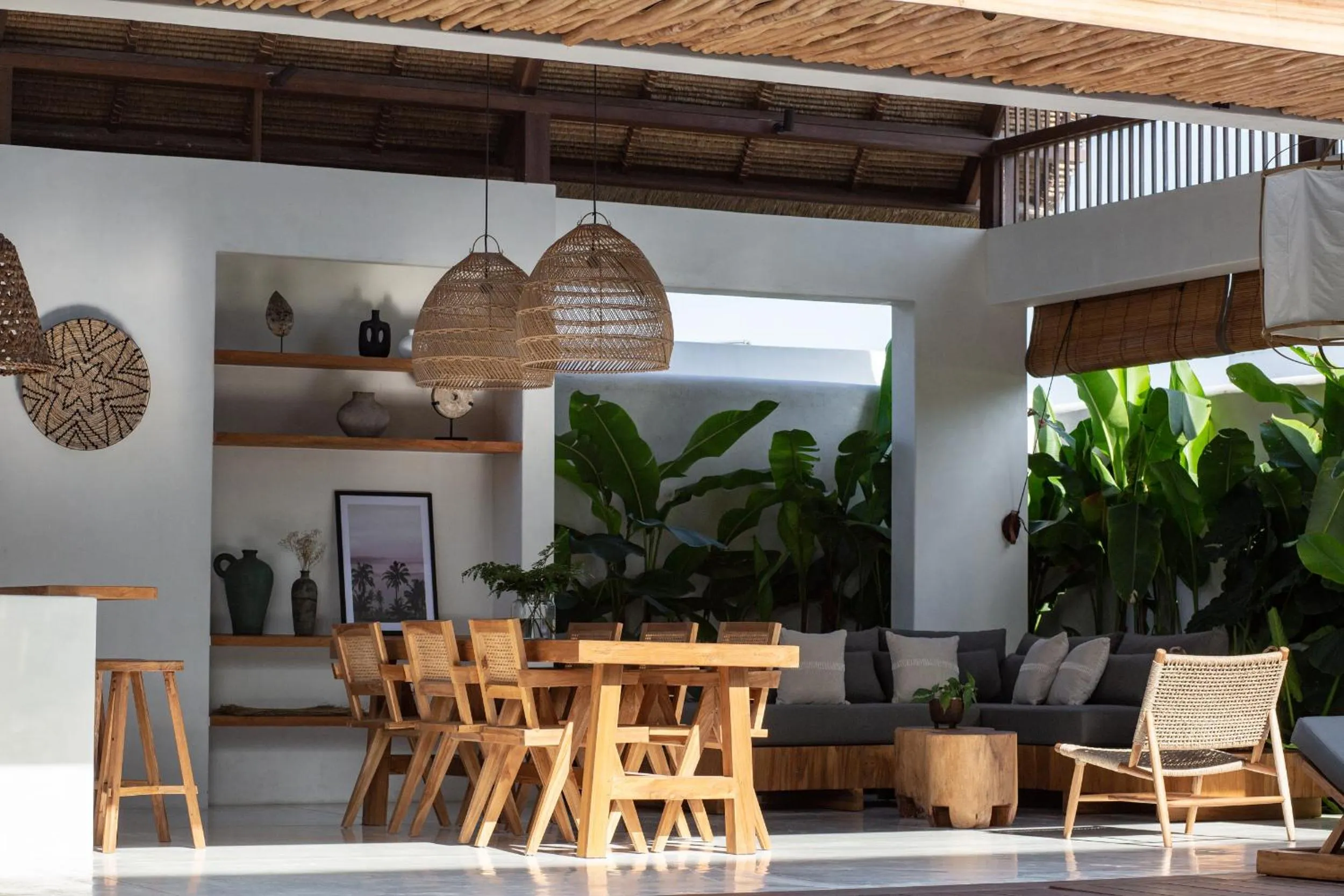 Living room in Las Lunas Villas Canggu