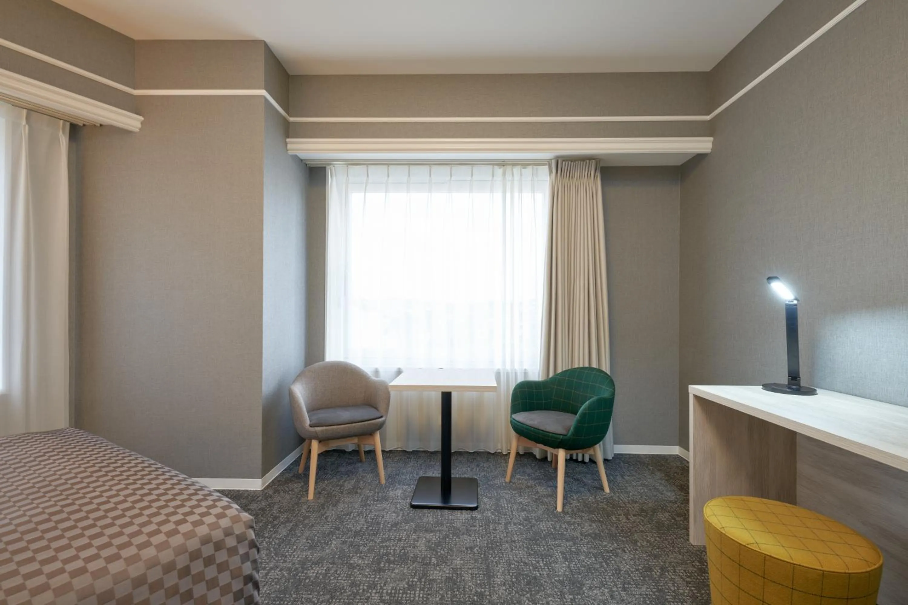 Photo of the whole room, Bed in The OneFive Garden Kurashiki