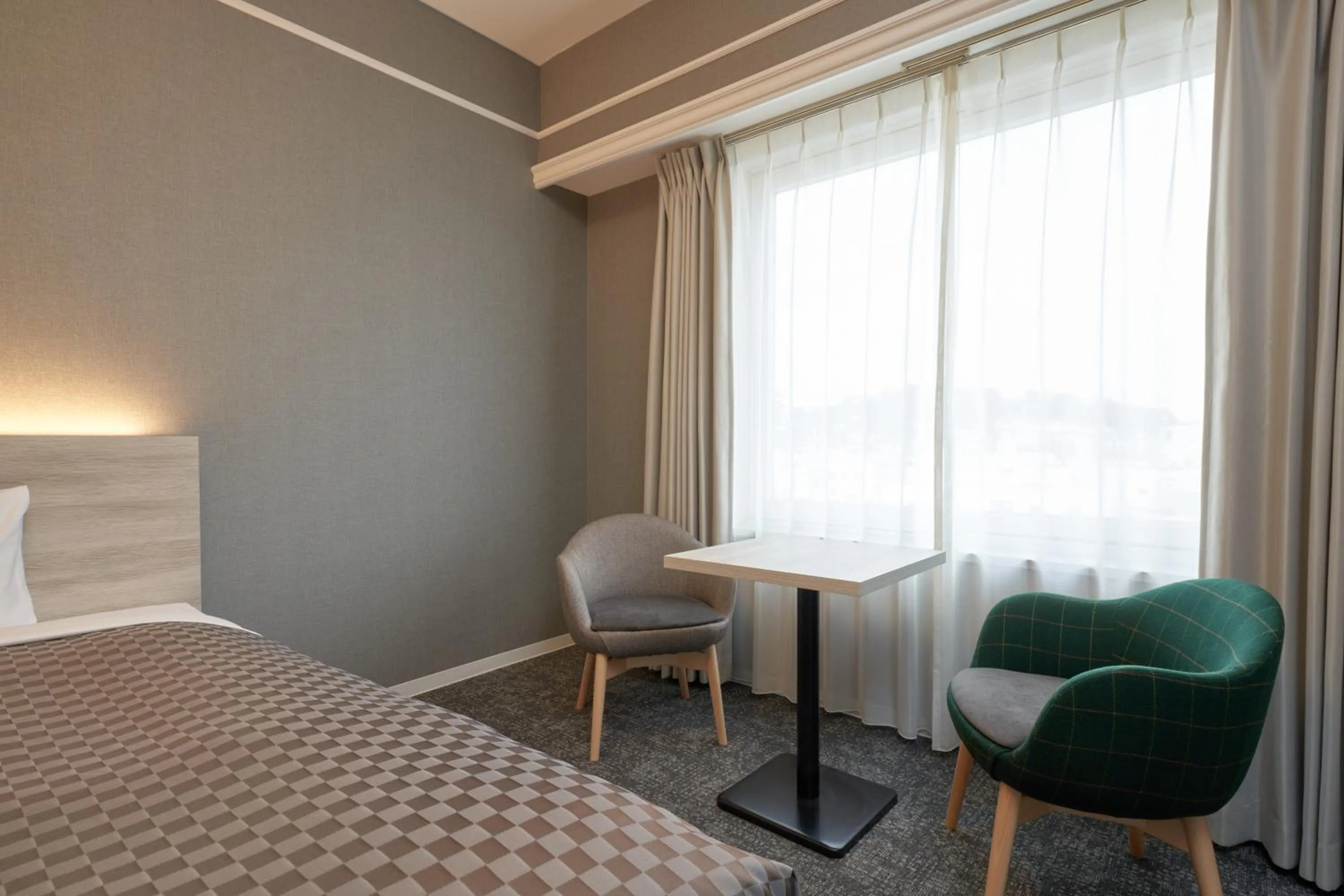 Photo of the whole room, Bed in The OneFive Garden Kurashiki