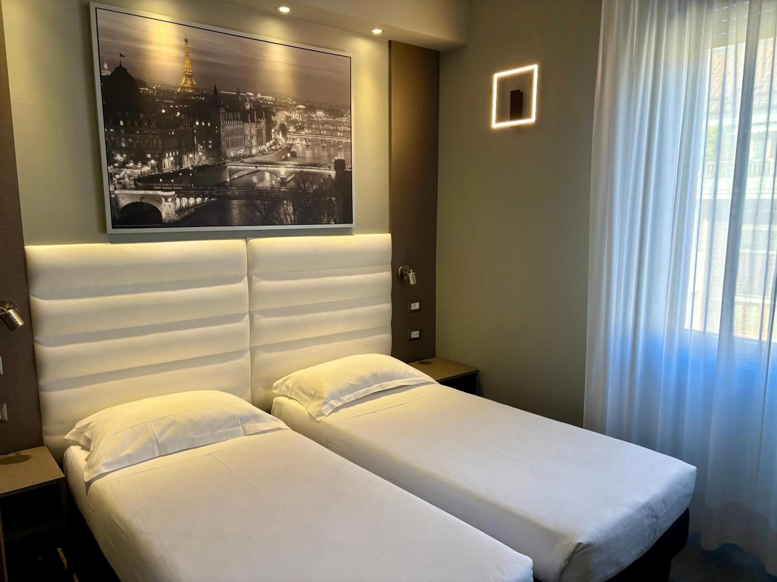 Bed in Hotel Perugino